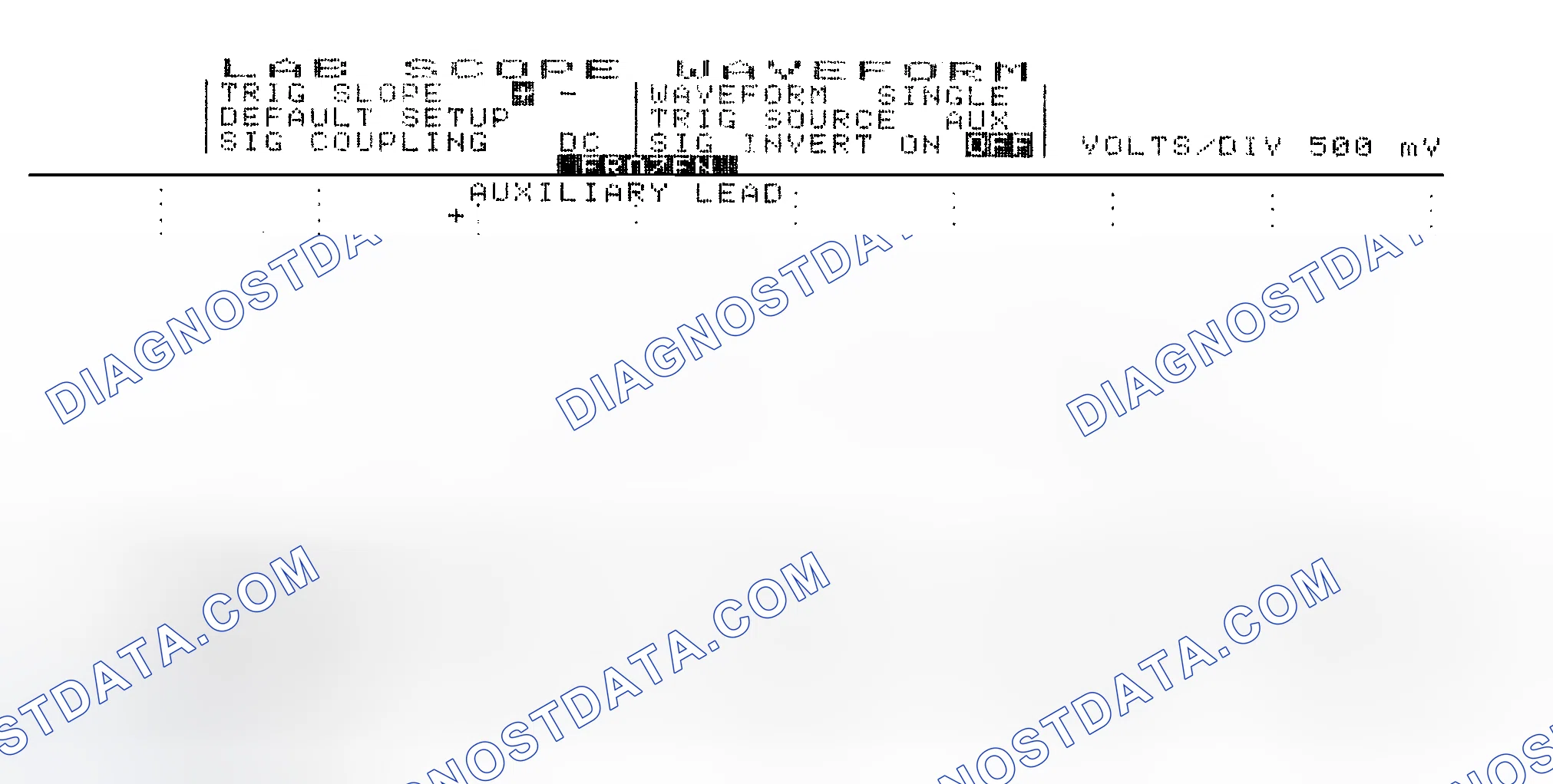 Scheme 14: Single Injector w/Excessive Current Flow - Current Pattern