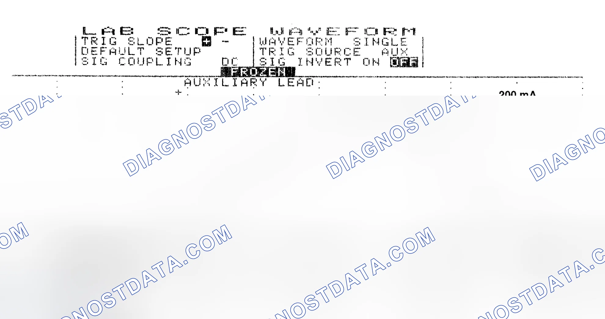 Scheme 13: Single Injector w/Normal Current Flow - Current Pattern