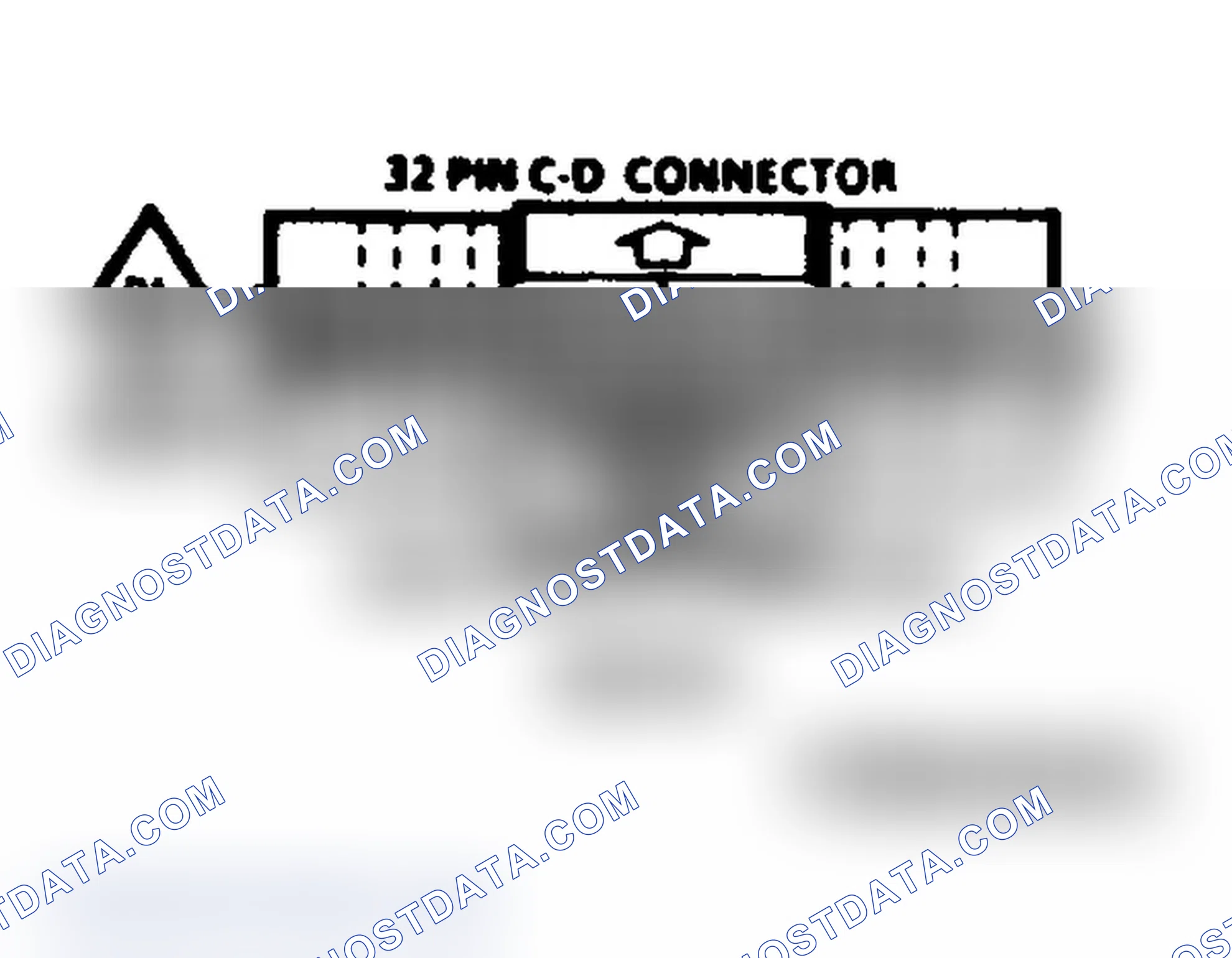 Scheme 2: Black 32 PIN C-D Connector/Pin Voltage, 4.3L VIN Z, (Caprice)