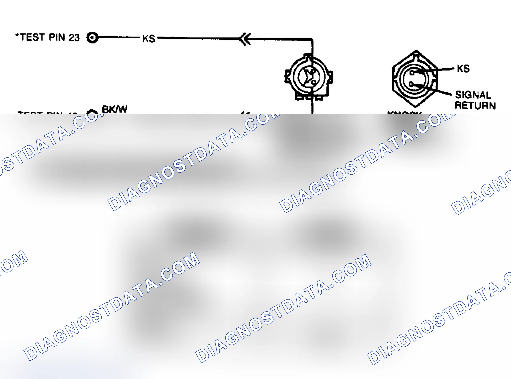 Scheme 45: Knock (Detonation) Sensor Circuit