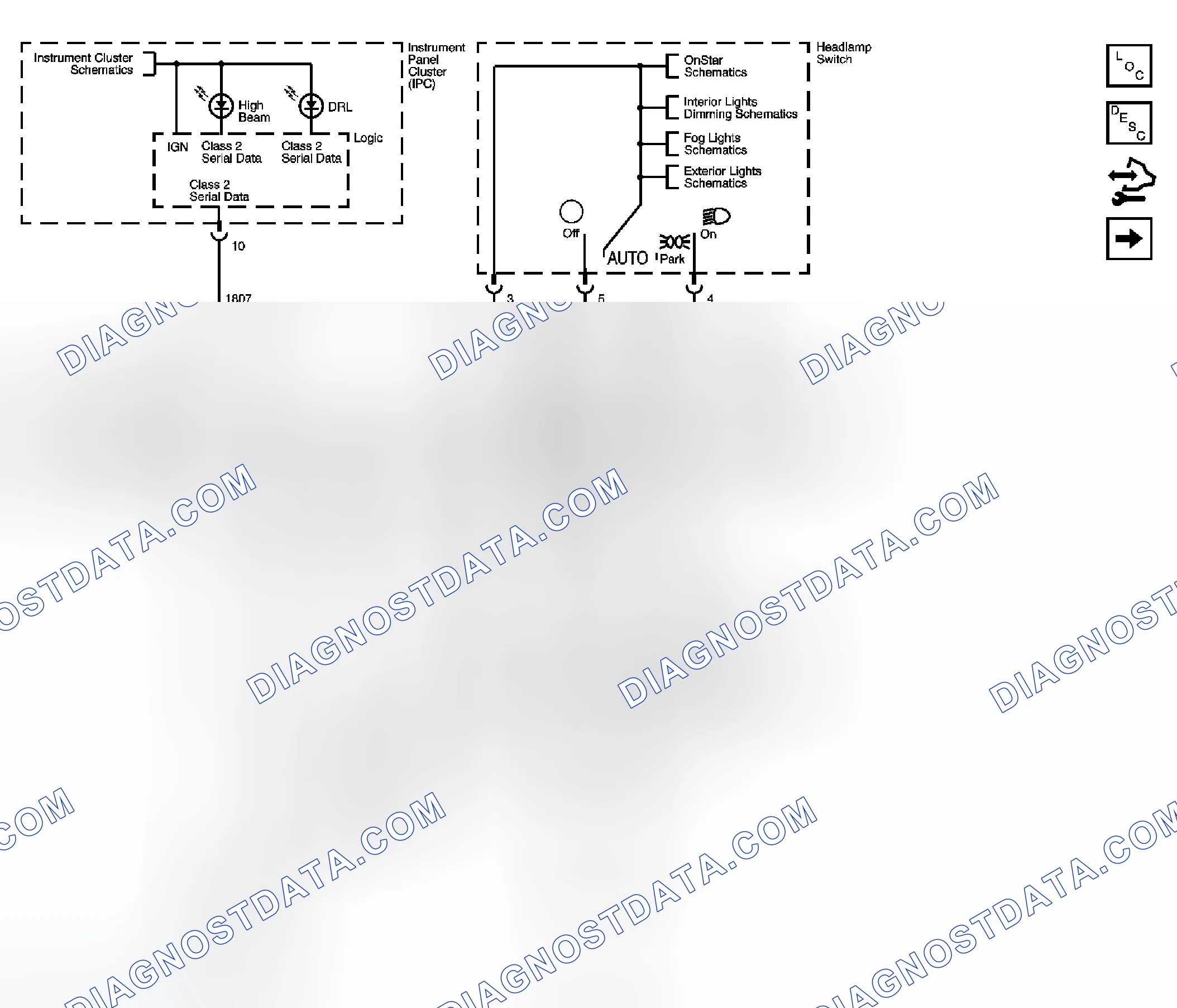 Scheme 1: Headlights/Daytime Running Lights (DRL) Schematics