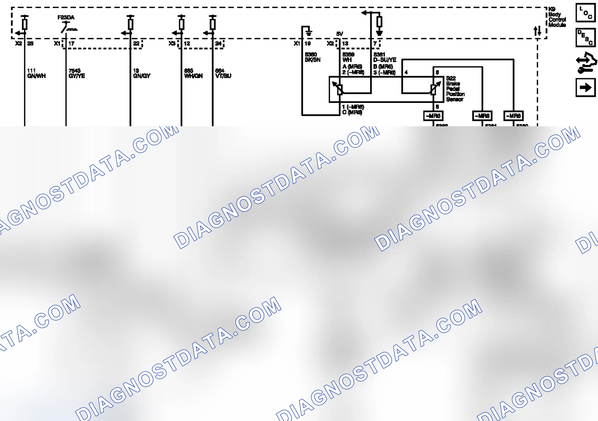 Scheme 5: Controls and Indicators Wiring Schematics