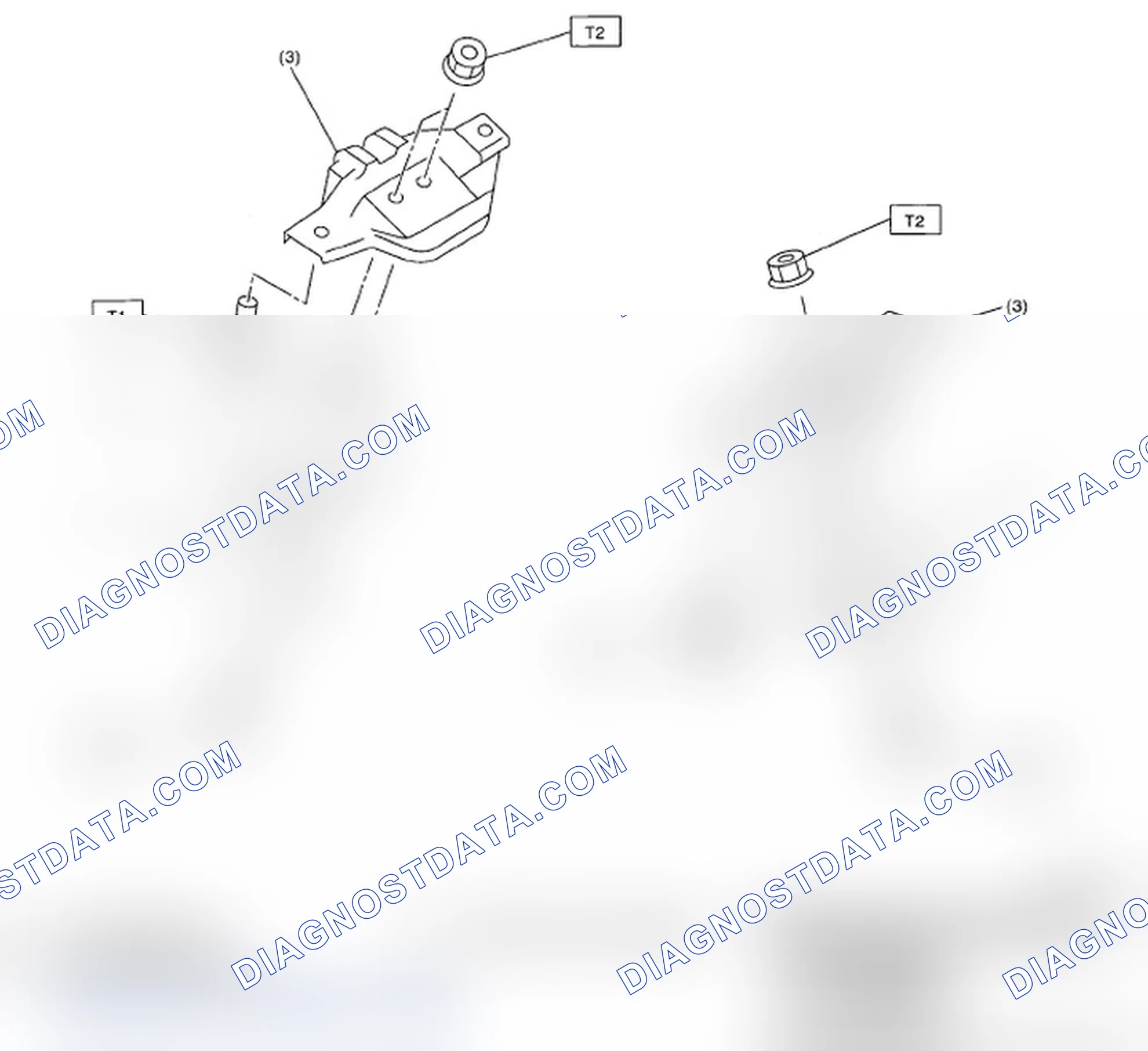 Scheme 279: Identifying Engine Mounting Components With Torque Specifications