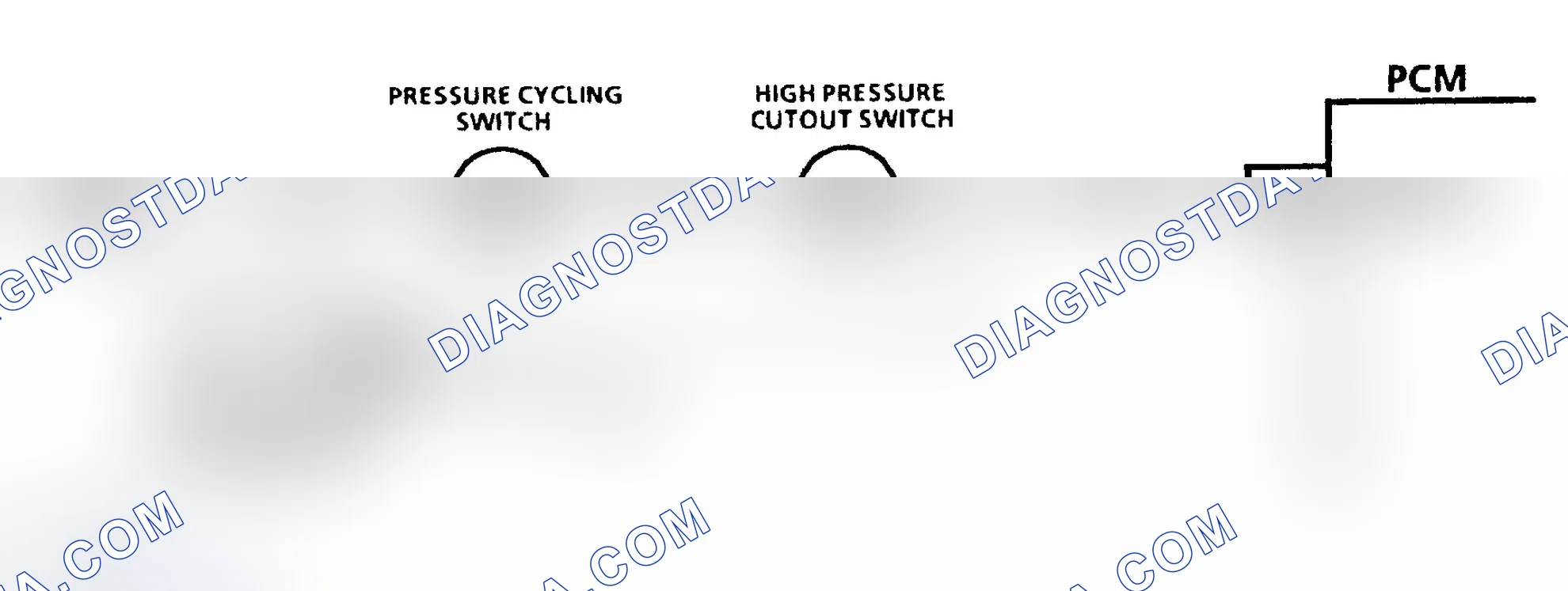 Scheme 1: A/C Request Signal Ckt. Diagnostic Schematic 4.3L, 5.0L, 5.7L, 7.4L
