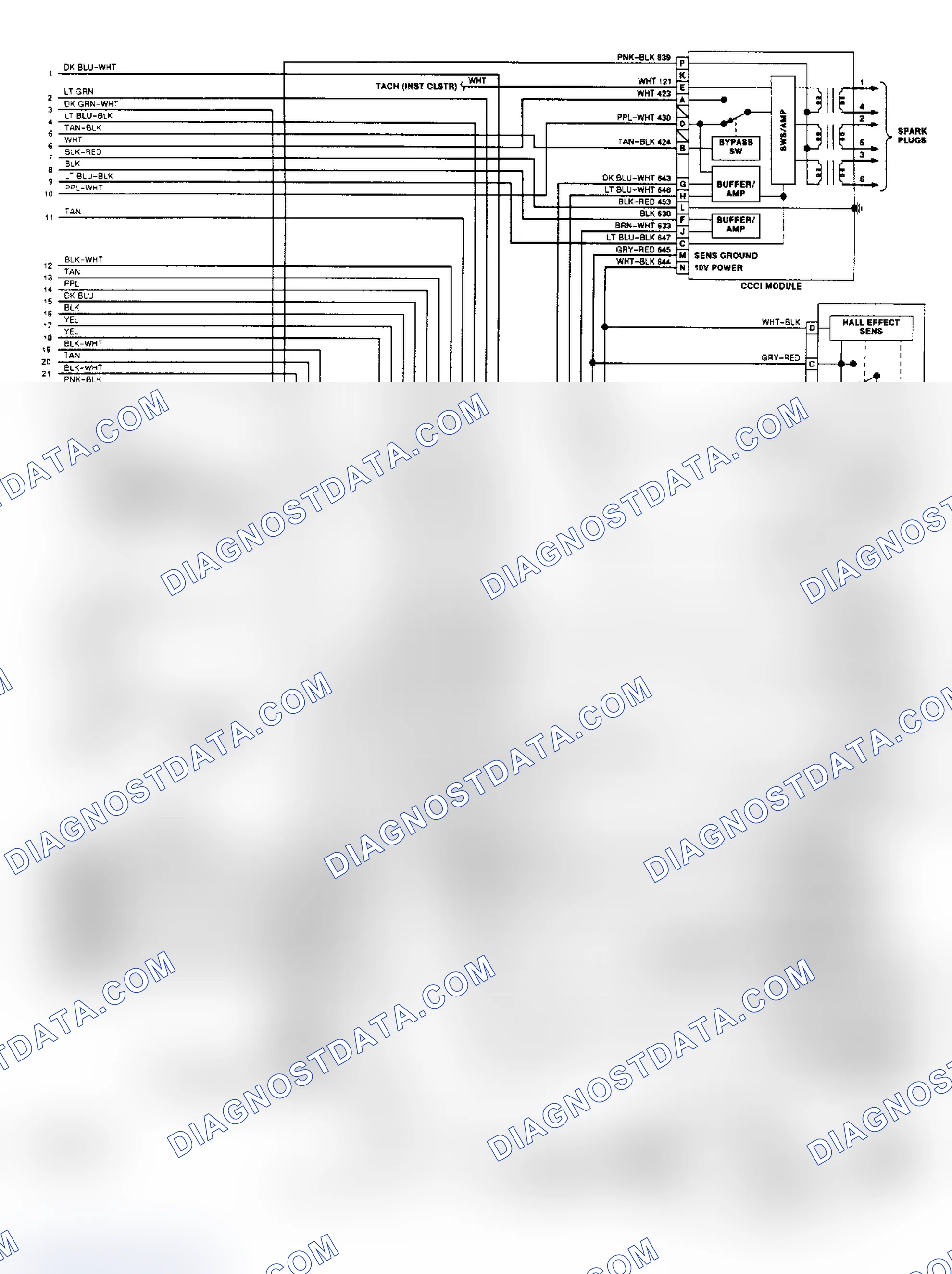 Scheme 7: Wiring Diagram (Lumina APV, Silhouette & Trans Sport 3.8L 2 Of 2)