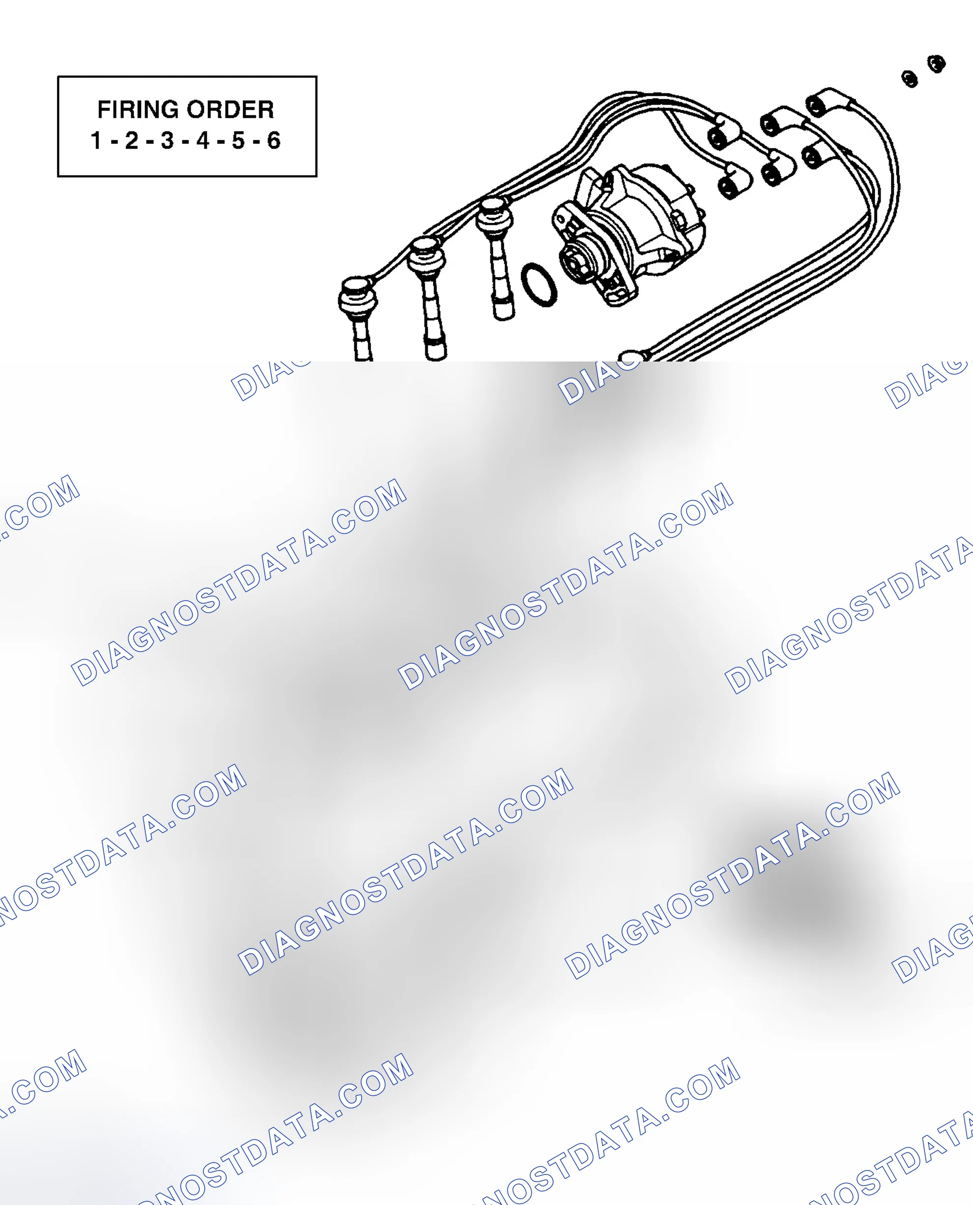 Scheme 10: Firing Order (Diamante 3.5L)