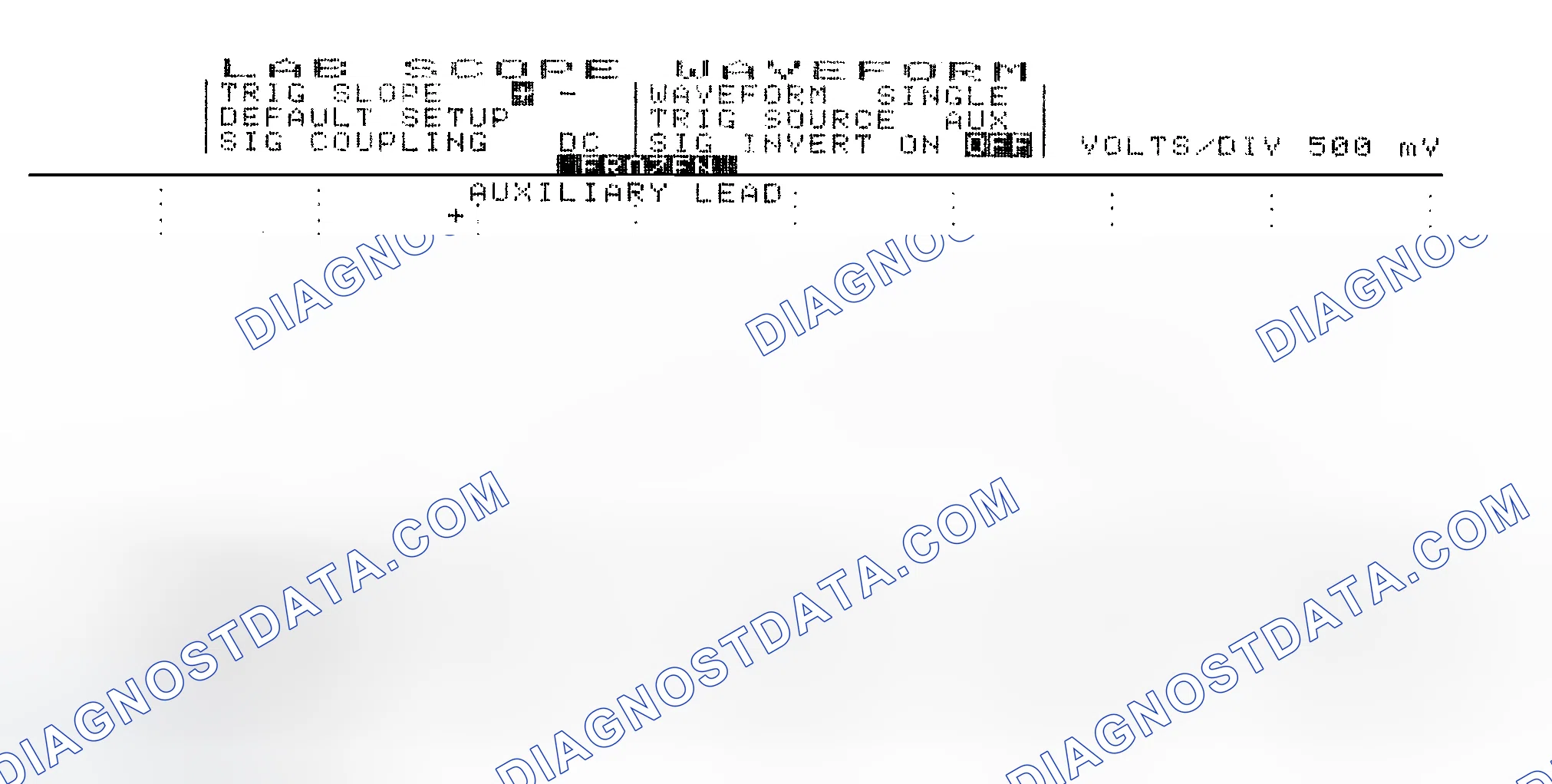 Scheme 14: Single Injector w/Excessive Current Flow - Current Pattern