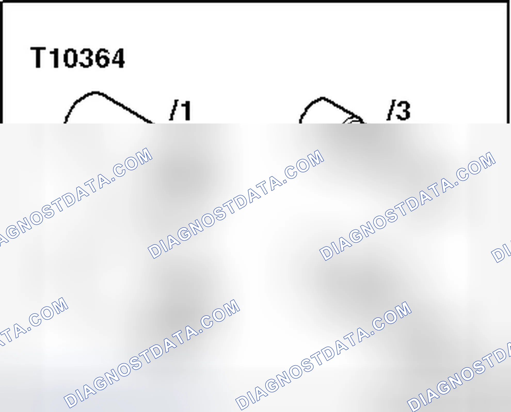 Scheme 234: Socket -T10364- for high pressure/low pressure side service connection valves in refrigerant circuit