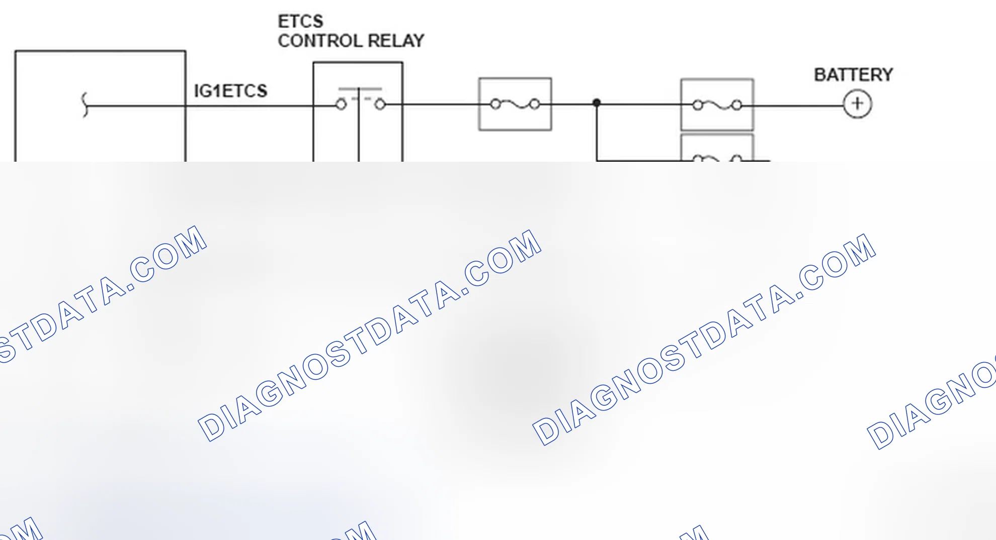 Scheme 266: Electronic Throttle Control System (ETCS) Control Relay
