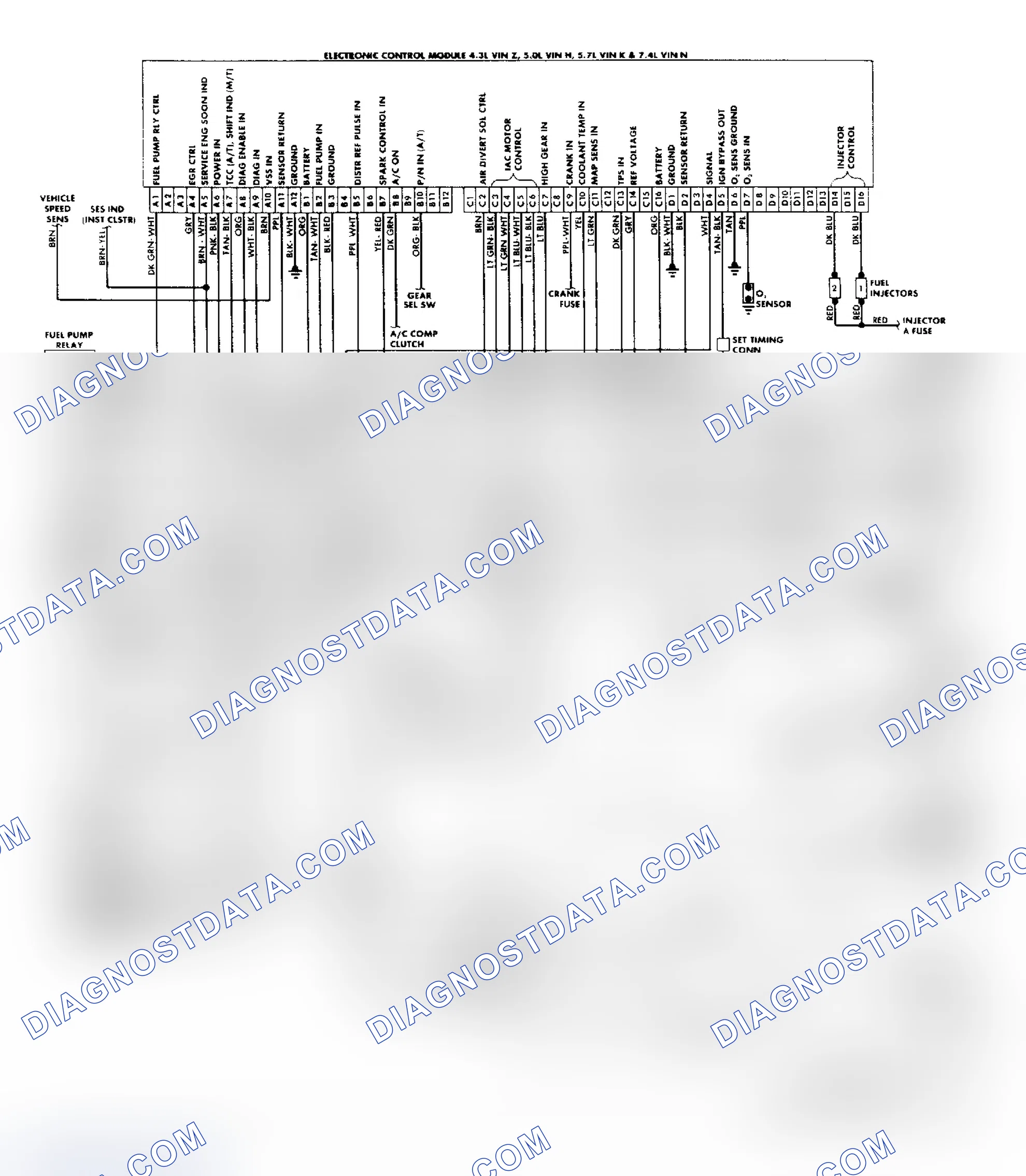 Scheme 69: "C/K" Series (4.3L, 5.0L, 5.7L & 7.4L) Wiring Diagram