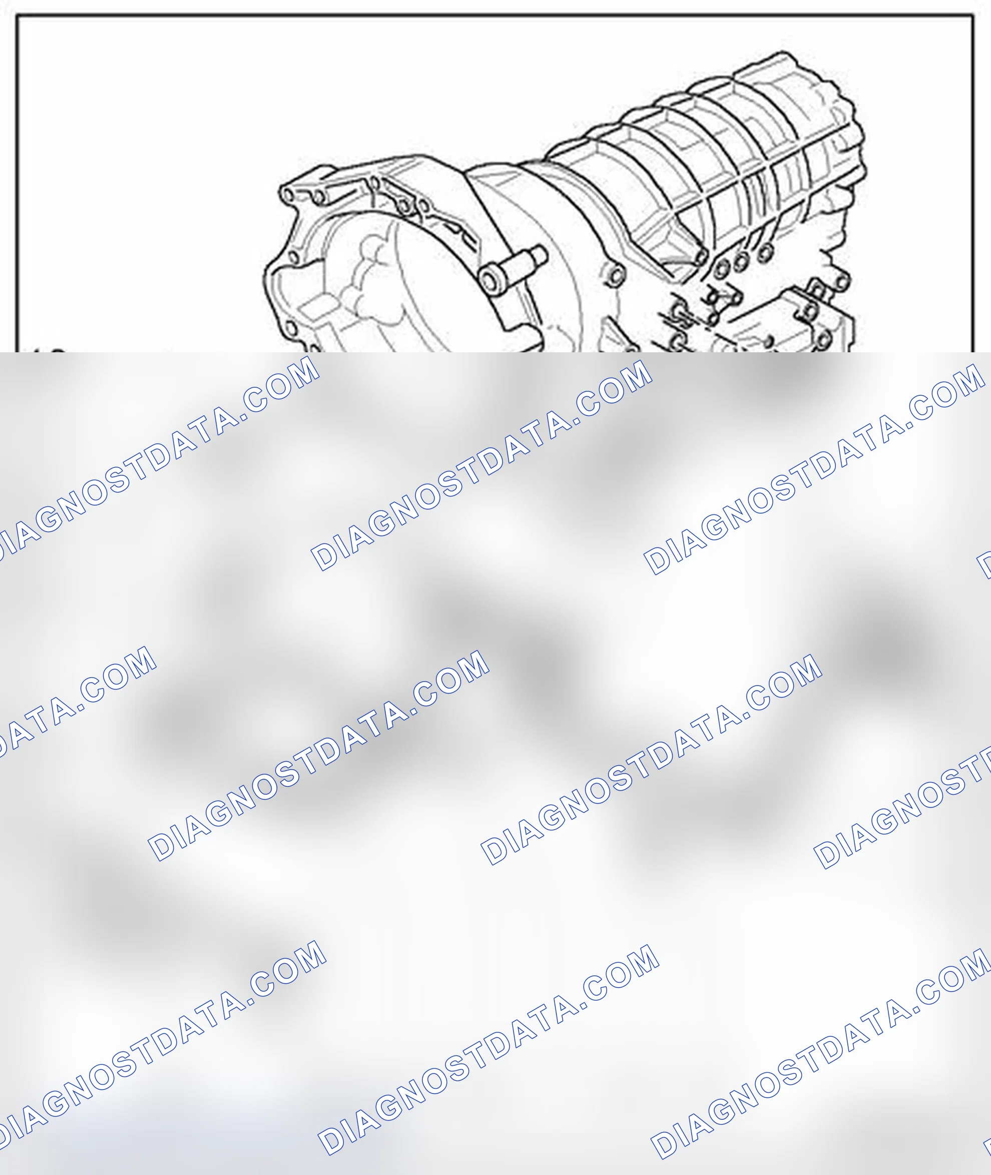 Scheme 277: ATF lines and ATF cooler for vehicles with 6-cyl. GDI engine, assembly overview