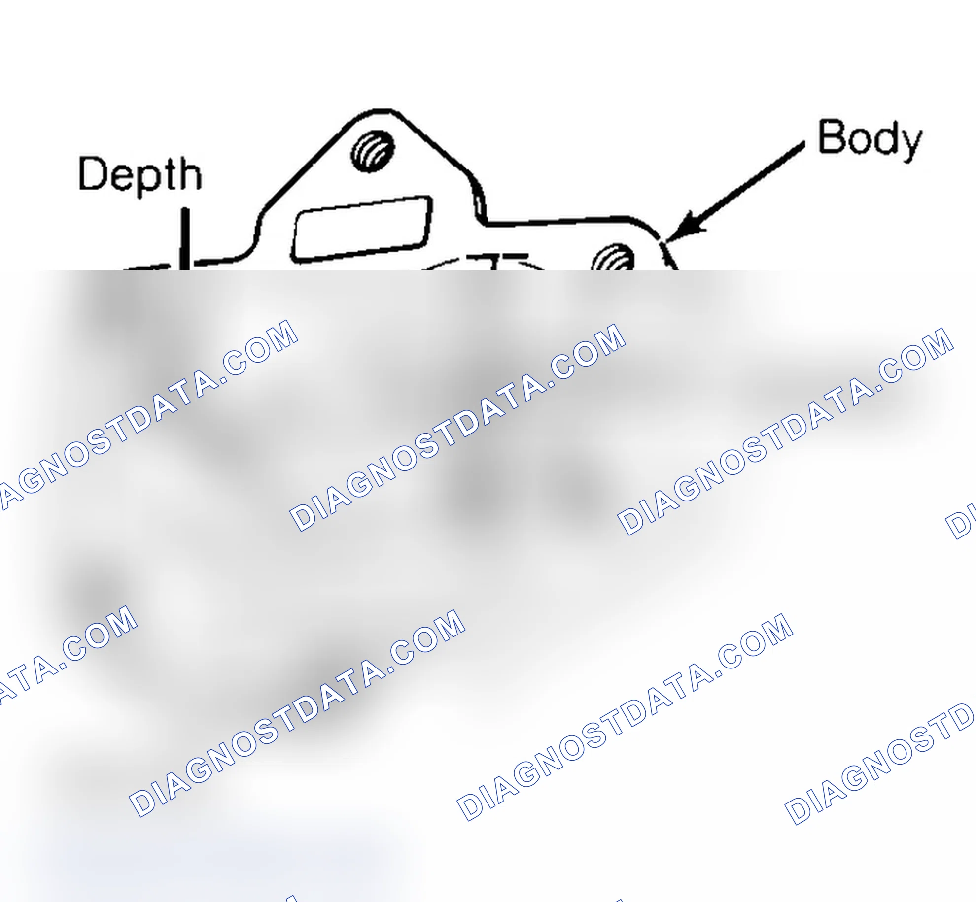 Scheme 35: Measuring Oil Pump Gear Cavity