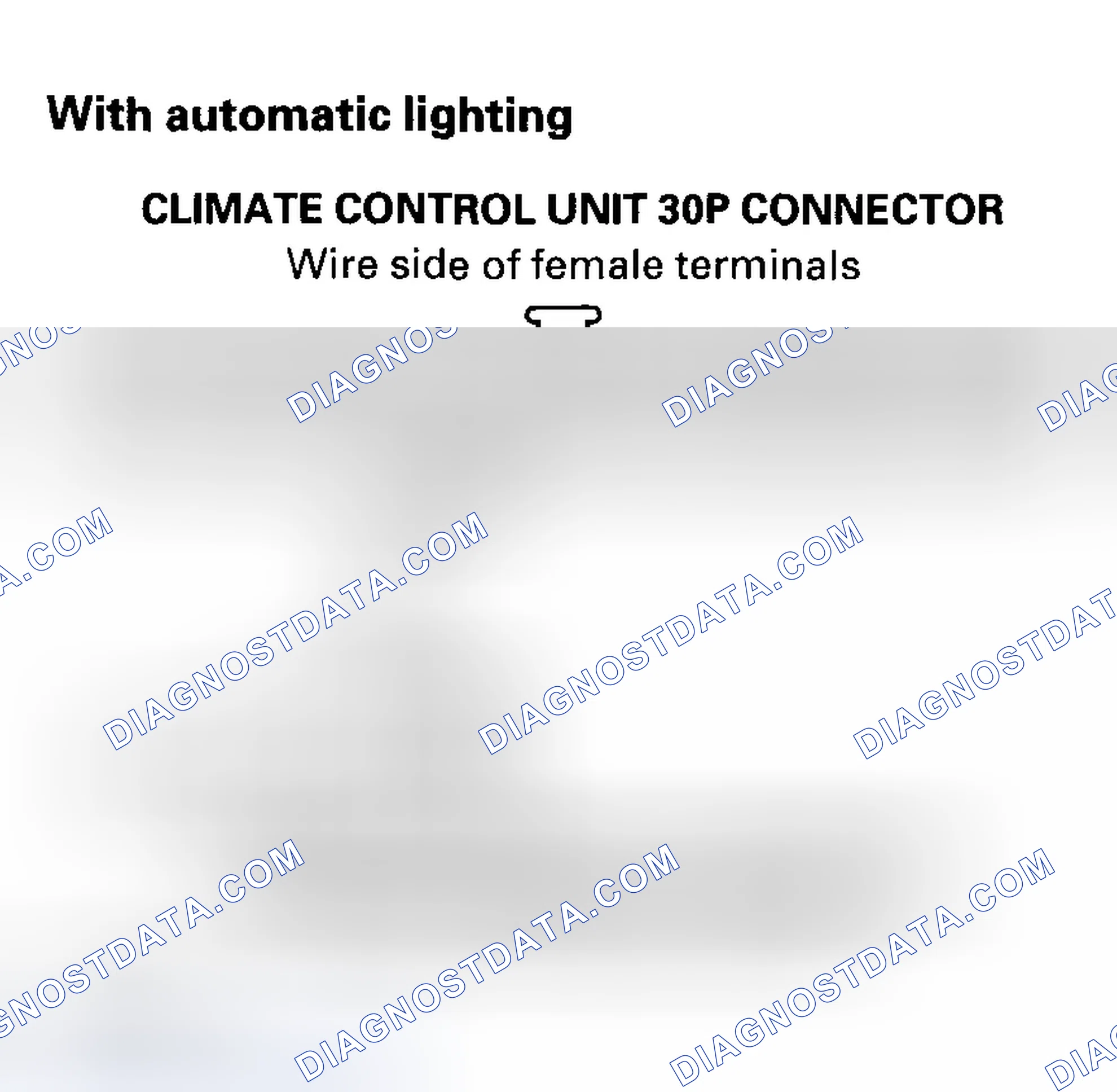 Scheme 18: DTC B1229 or DTC indicator E and AUTO: An Open in the Sunlight Sensor Circuit