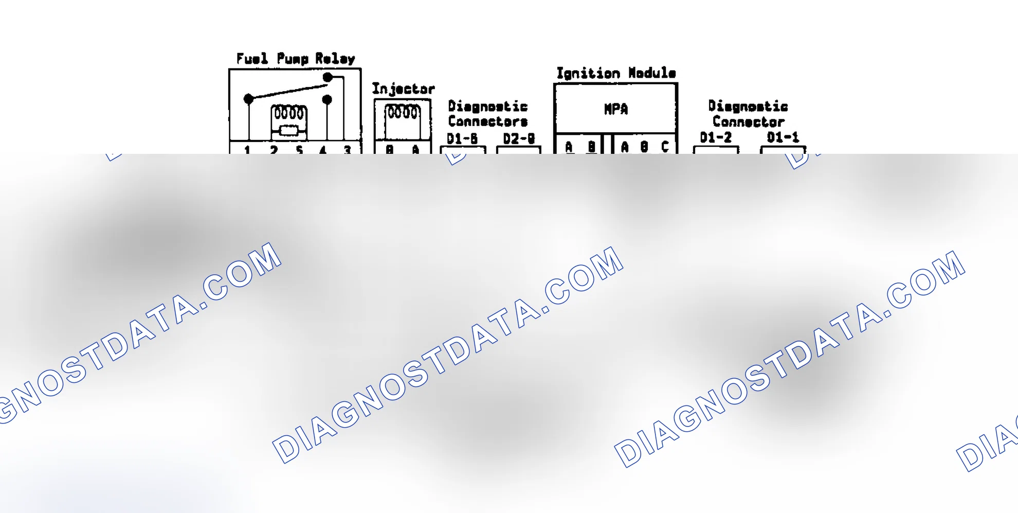 Scheme 79: Fault 1069: Circuit Diagram Speed Sensor & Ignition Module (MPA) Circuits