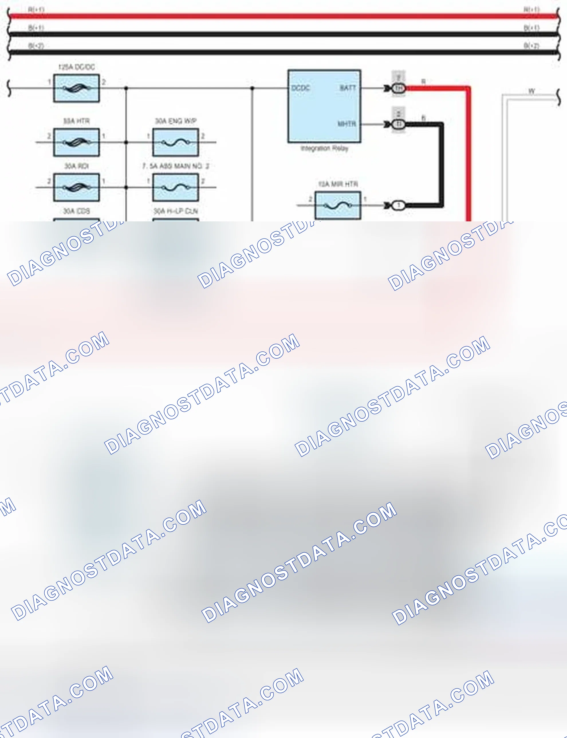 Scheme 612: Power Source System Wiring Diagram (2 Of 6)