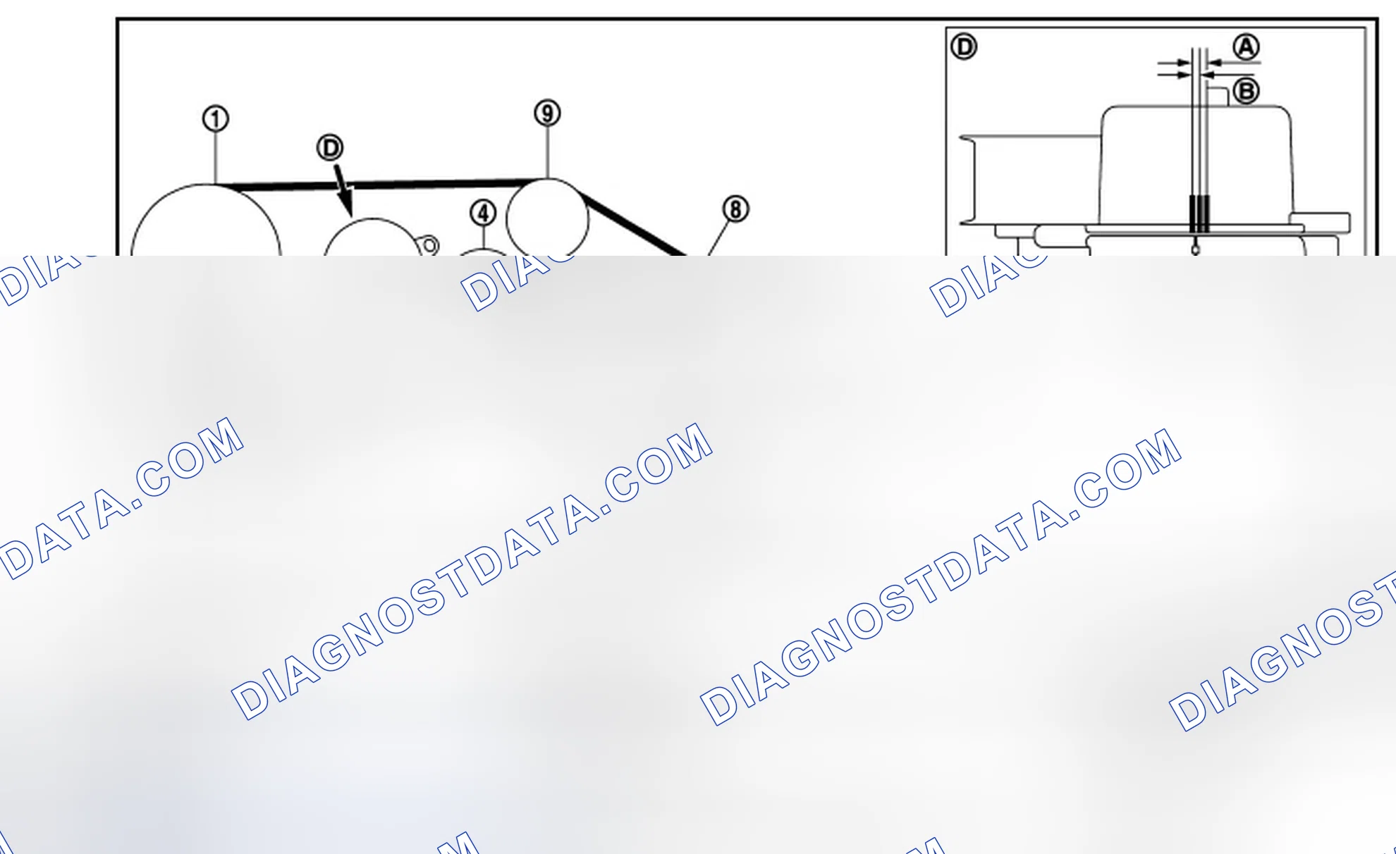 Scheme 53: DRIVE BELT: Exploded View