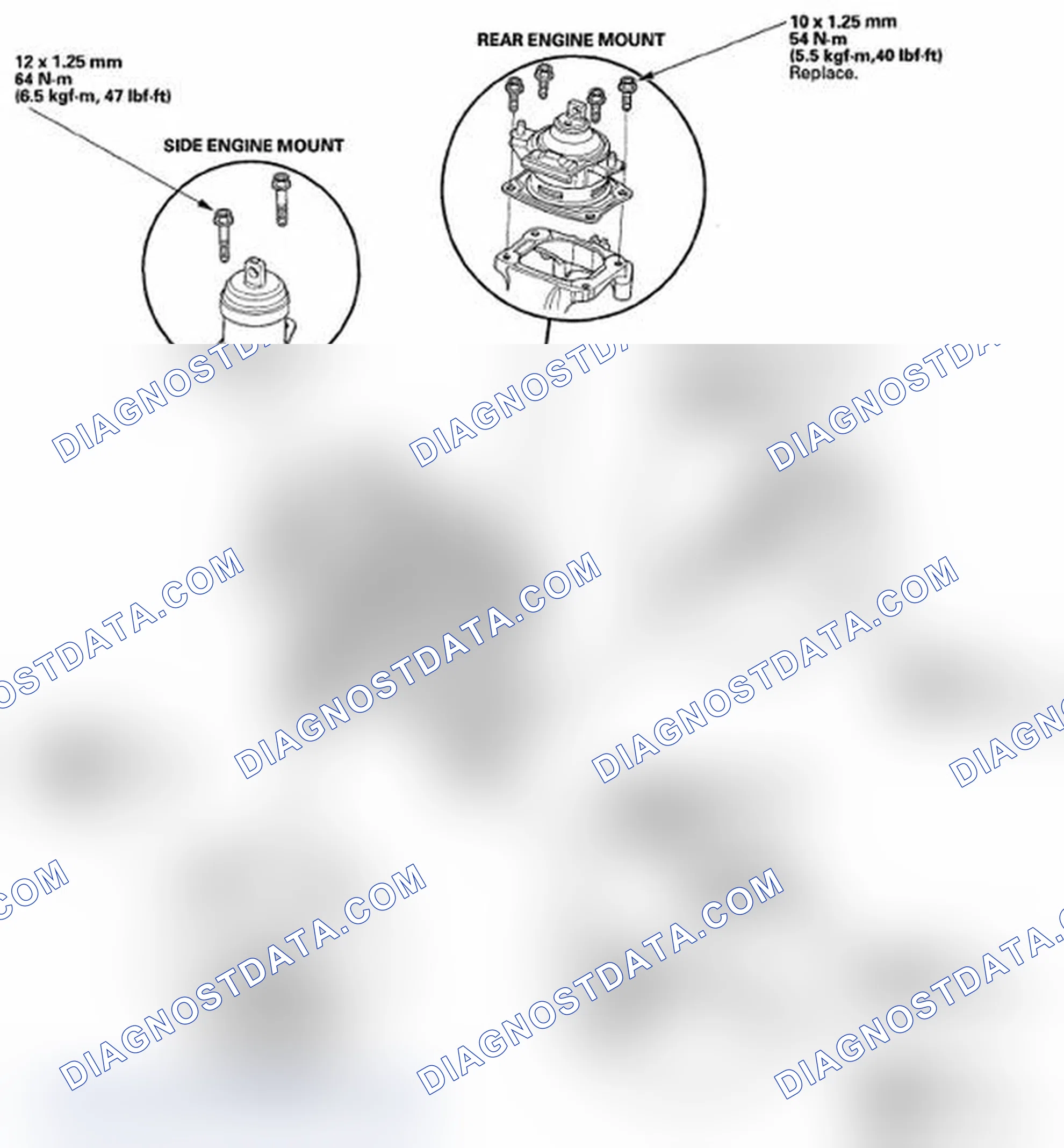 Scheme 205: Engine Mount Replacement