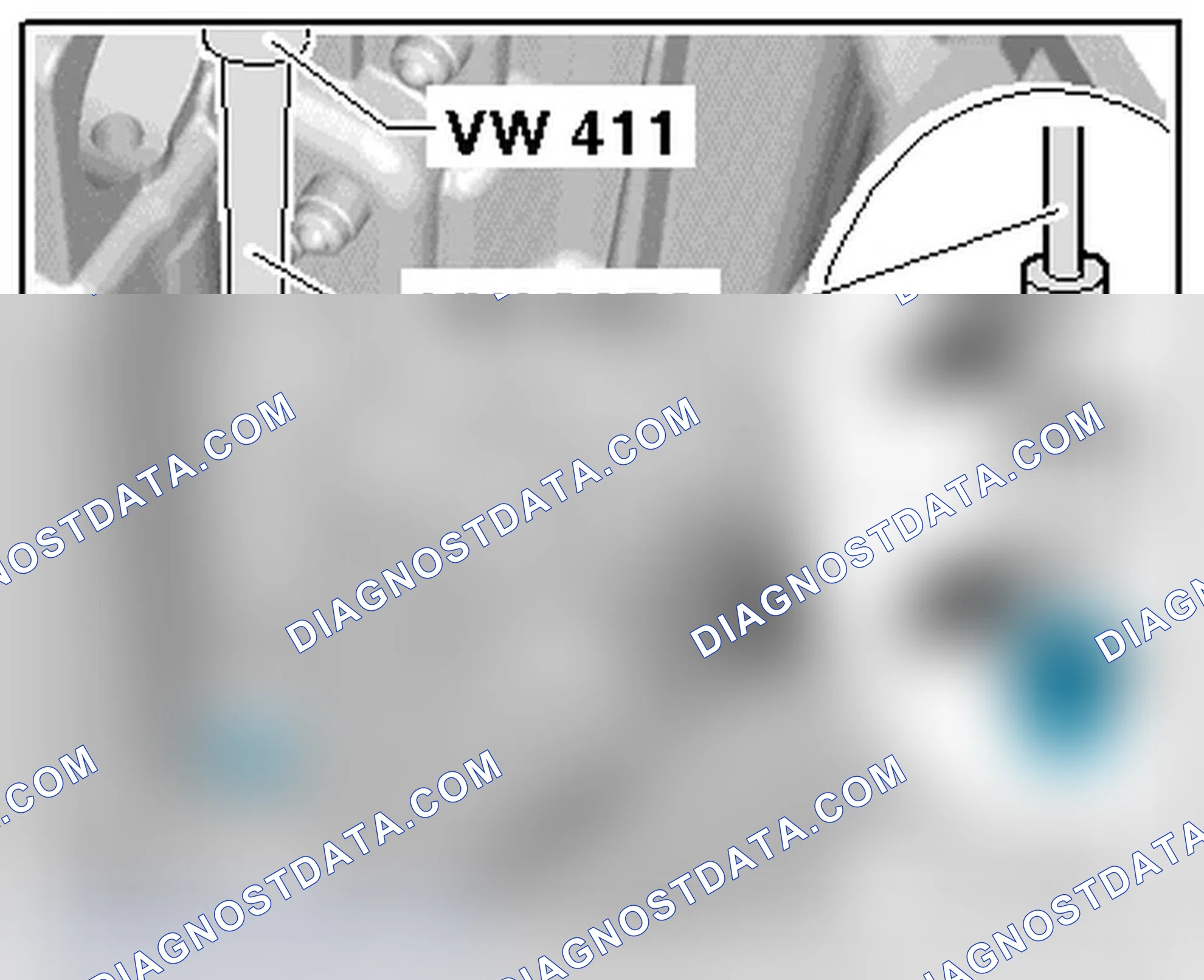 Scheme 262: INSTALLING THE BEARING BUSHING -A- FOR THE 3RD AND 4TH GEAR GEARSHIFT RAIL / SHIFT FORK ALL THE WAY