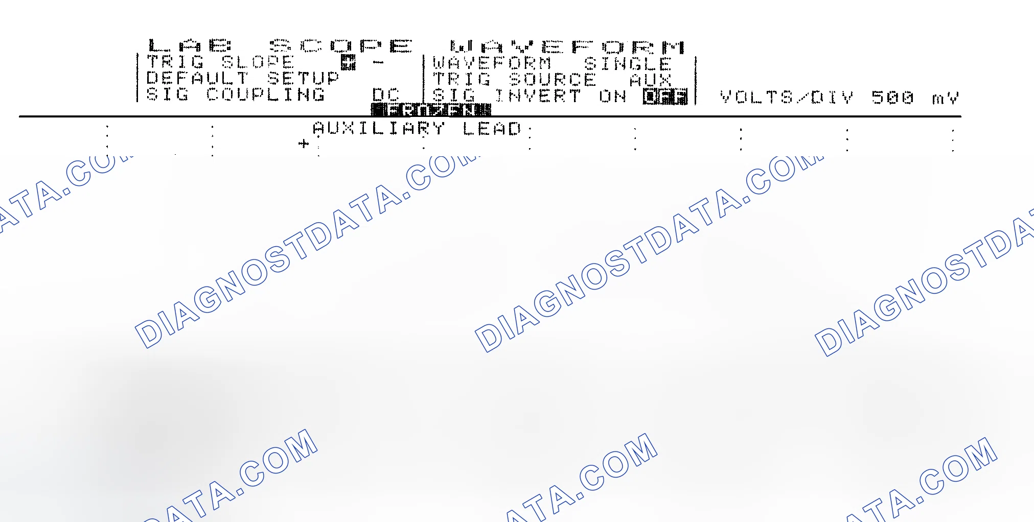 Scheme 14: Single Injector w/Excessive Current Flow - Current Pattern
