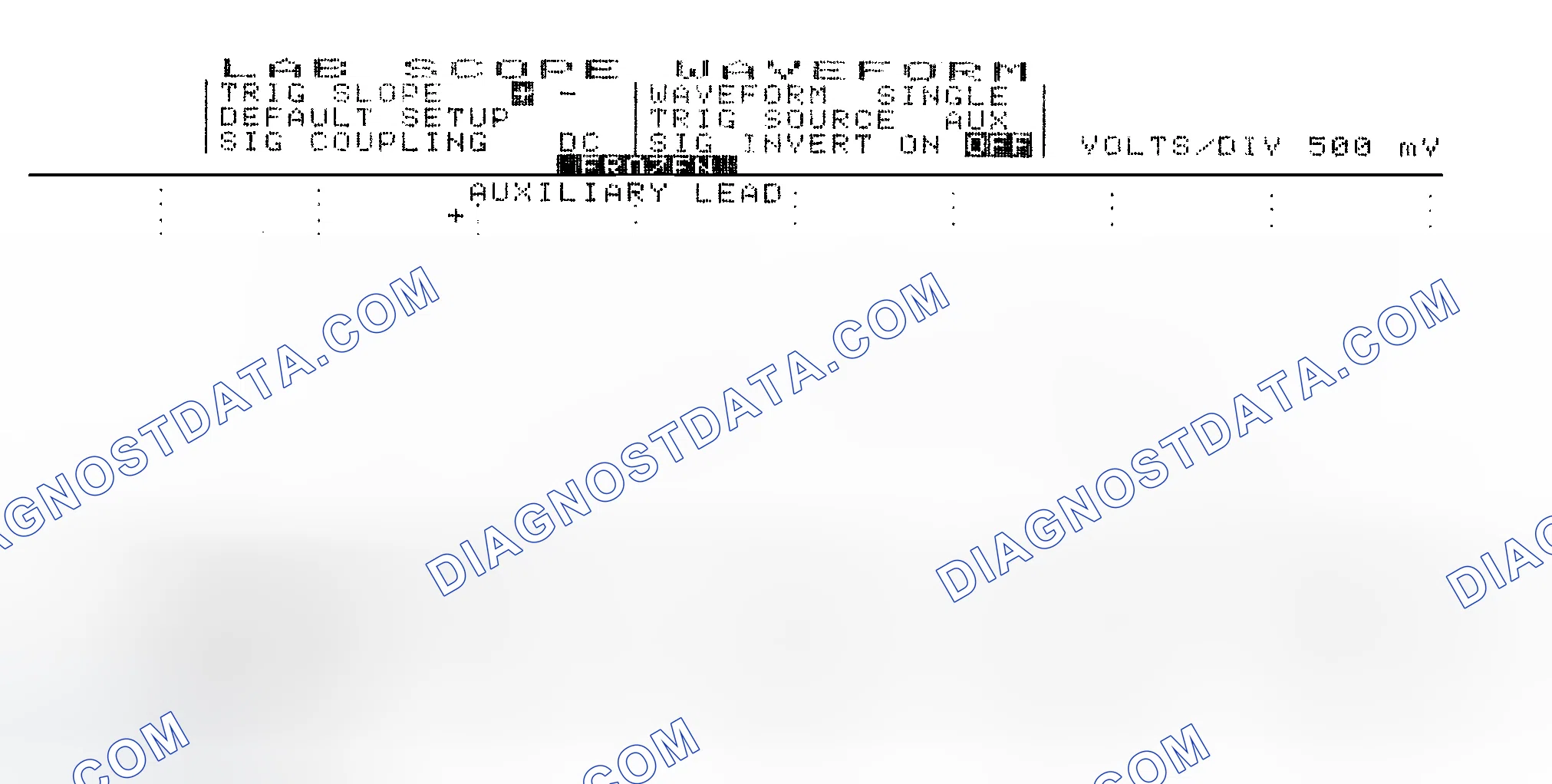 Scheme 14: Single Injector w/Excessive Current Flow - Current Pattern