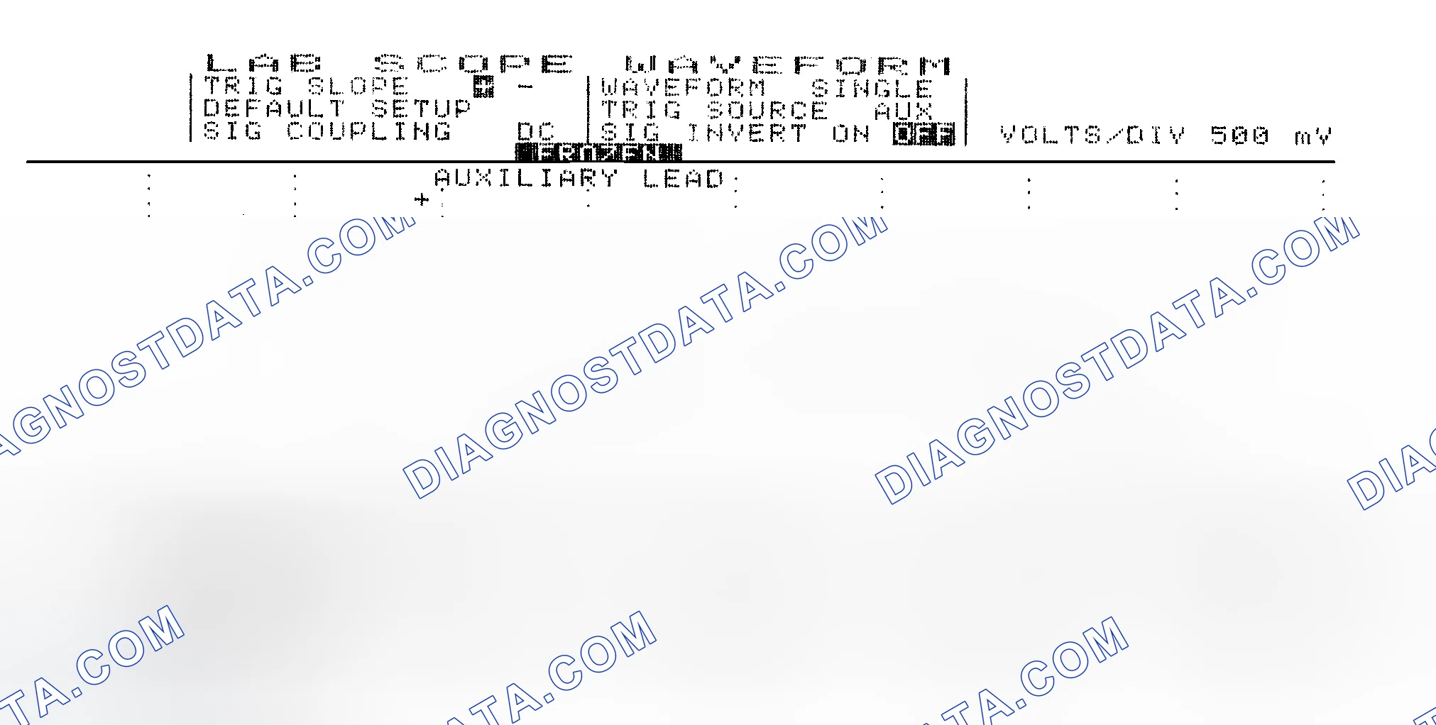 Scheme 14: Single Injector w/Excessive Current Flow - Current Pattern