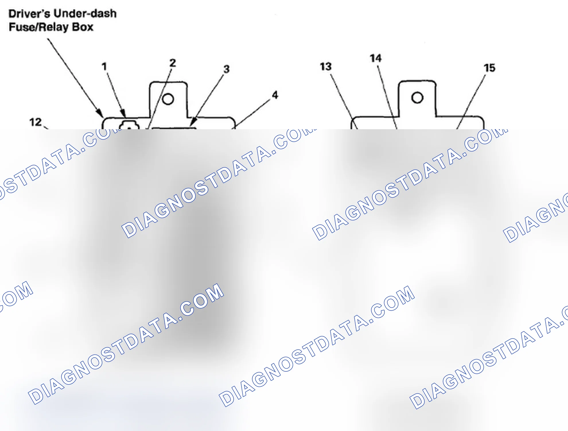 Scheme 76: Driver's Under -Dash Fuse/Relay Box (6-5)