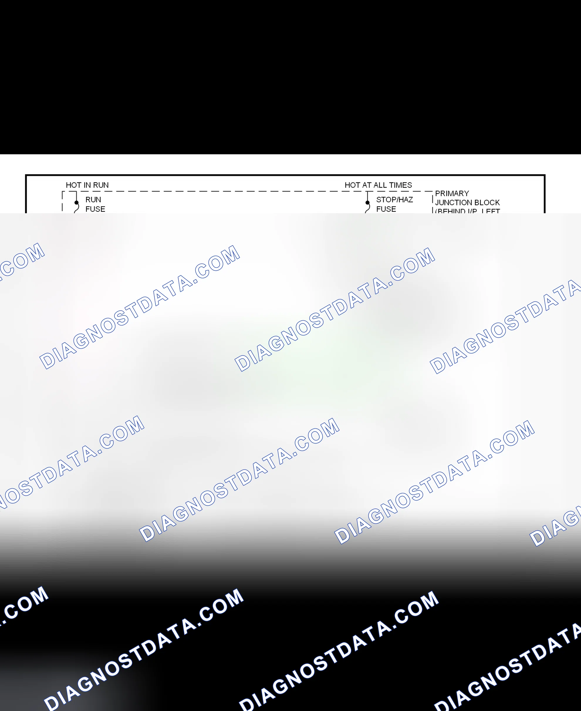 Scheme 135: Shift Interlock System Wiring Diagram (1997 Cougar & Thunderbird)