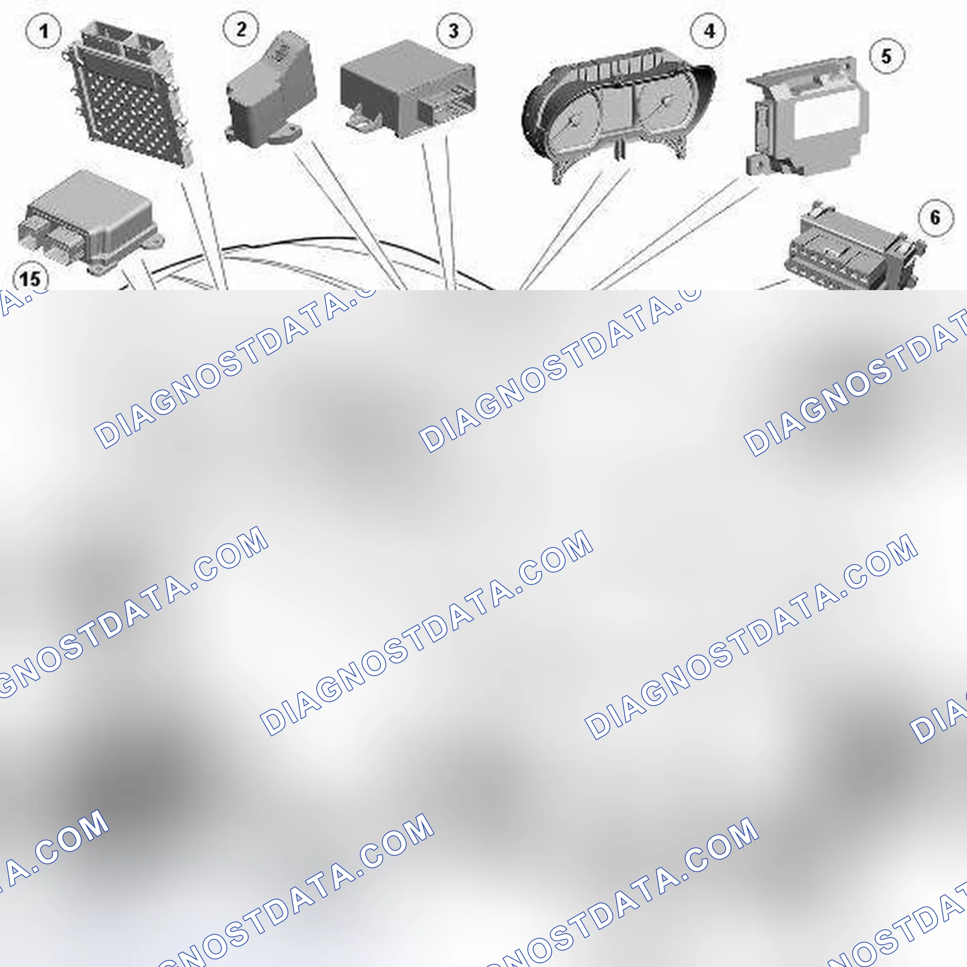 Scheme 5: COMPONENT LOCATION - HIGH SPEED CAN BUS