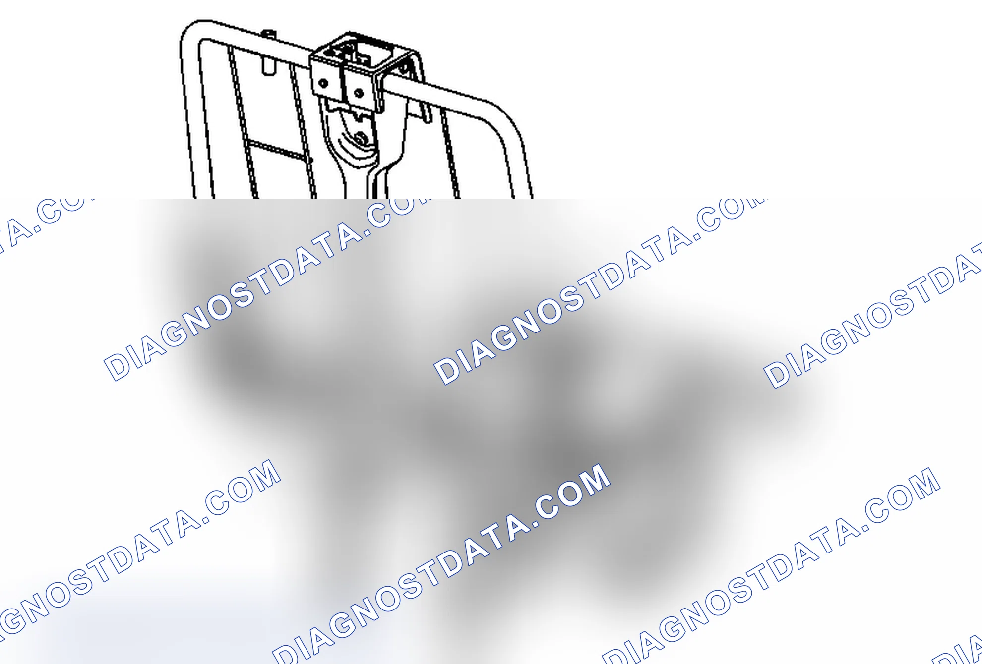 Scheme 5: Rear Seat Center Buckle Side Belt Replacement (with Split Bench Seat)
