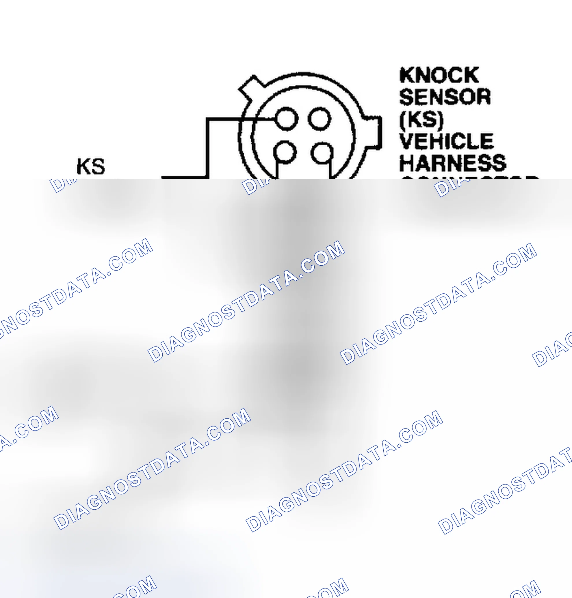 Scheme 199: Quad KS Sensor Test Circuits & Connector Terminals
