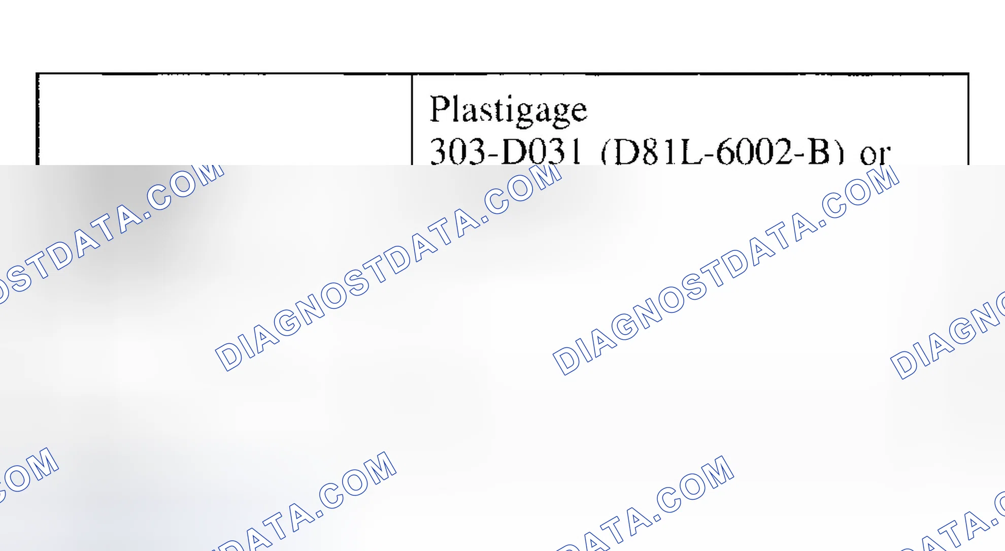 Scheme 367: Connecting Rod Bearing Journal Clearance