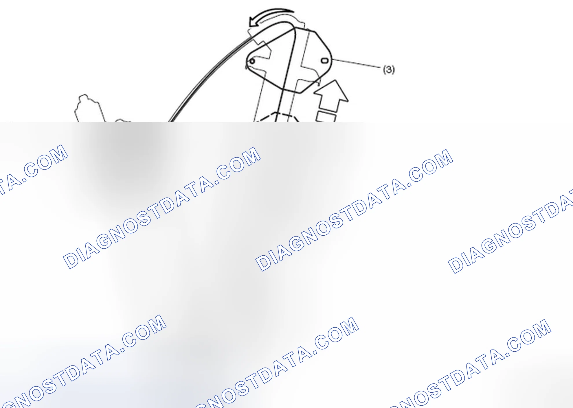 Scheme 2: Power Window Operation Diagram (Glass Moving Up)