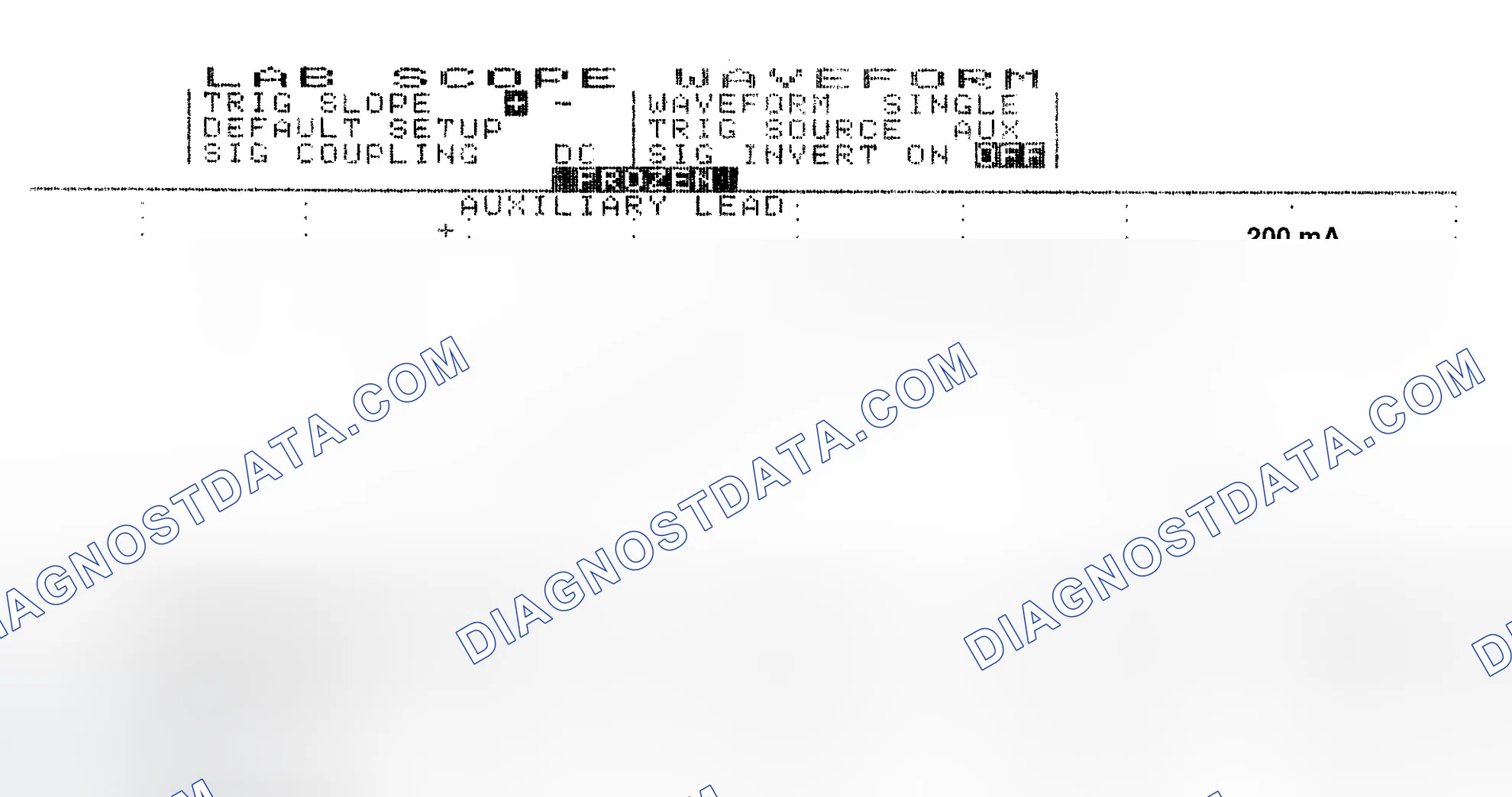 Scheme 13: Single Injector w/Normal Current Flow - Current Pattern