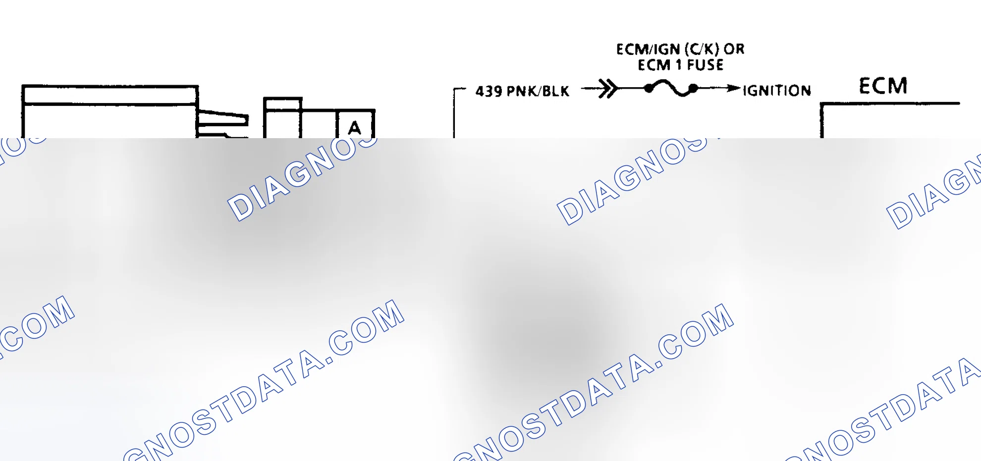 Scheme 124: Code 43 Schematic (All Except 3.1L, 4.3L Turbo & Models W/4L80-E Transmission) Electronic Spark Control