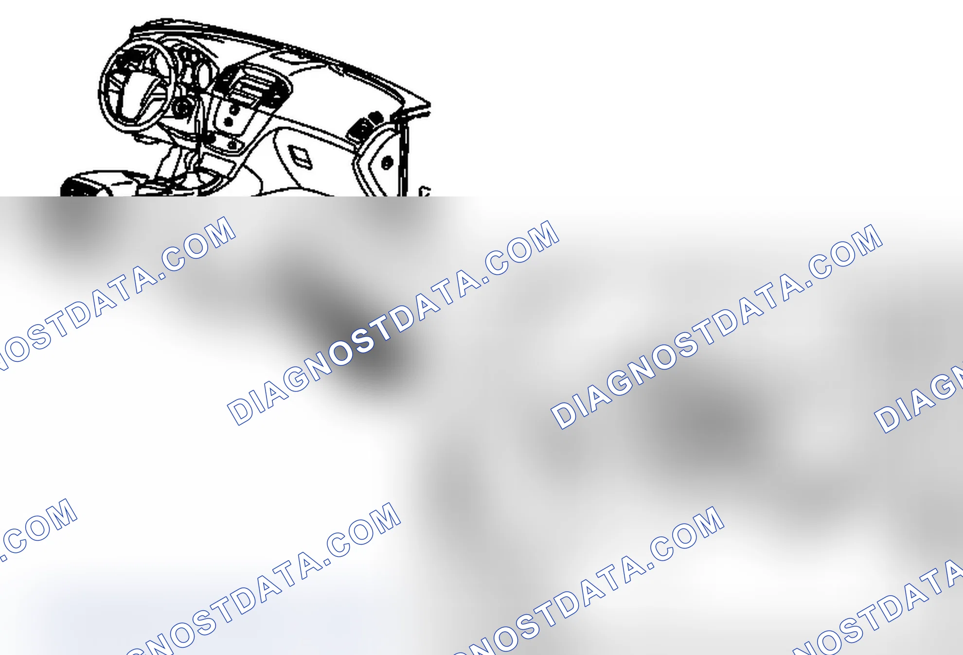 Scheme 71: Duct Air Temperature Sensor Replacement - Lower Right Side (Left Hand Drive with CJ2)