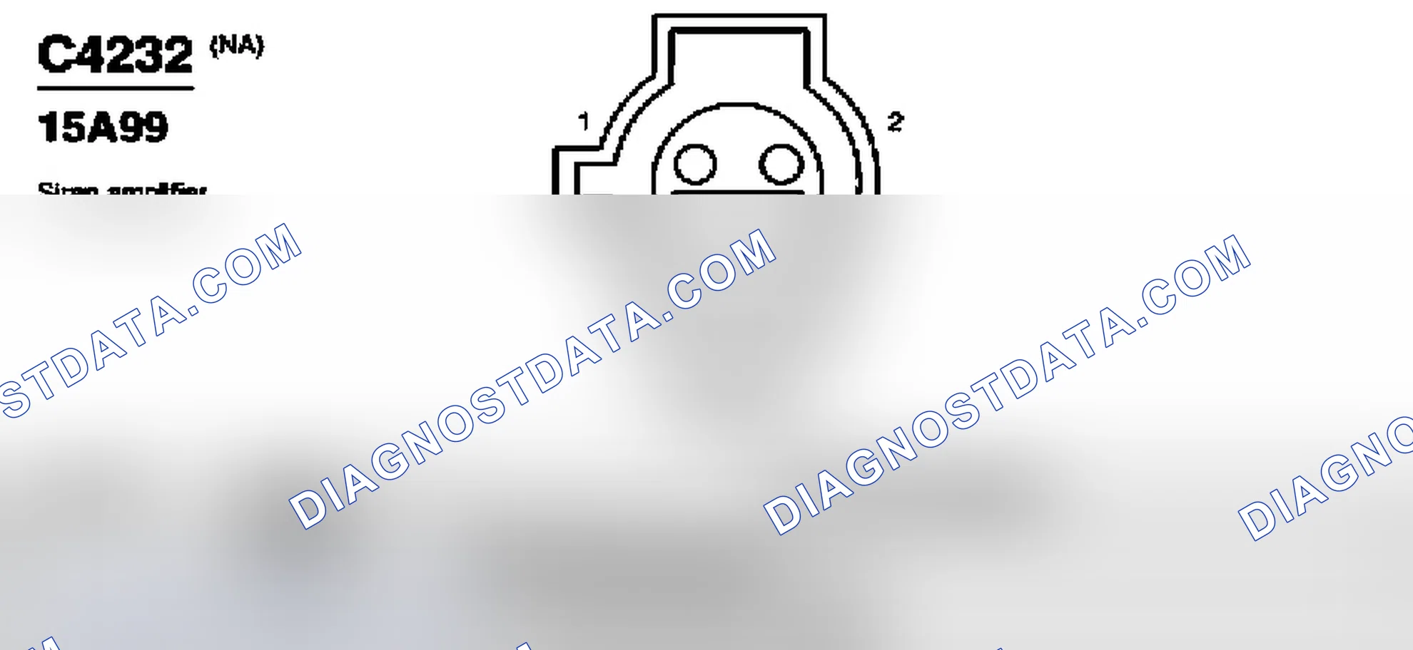 Scheme 398: Identifying Connectors C4232, C4233, C4234, C4235 & C4236