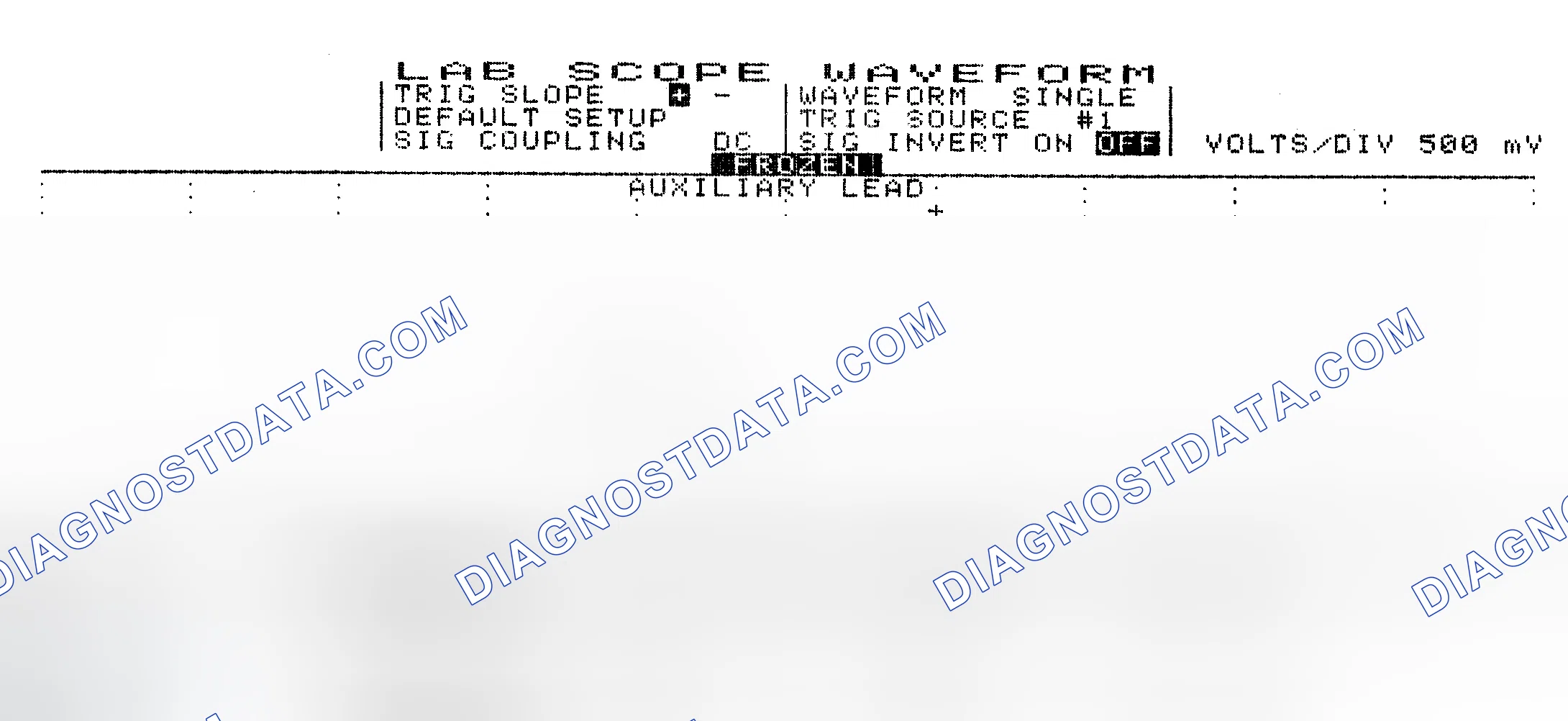 Scheme 10: Single Injector w/Excessive Current Flow - Current Pattern