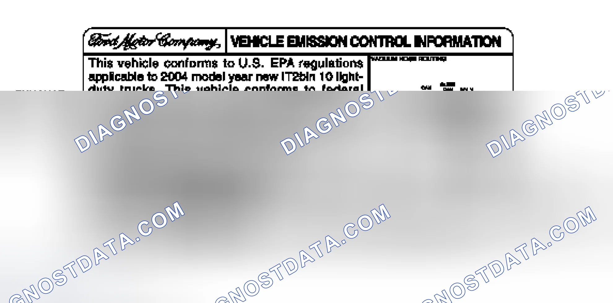 Scheme 199: Engine/Evaporative Emission System Information