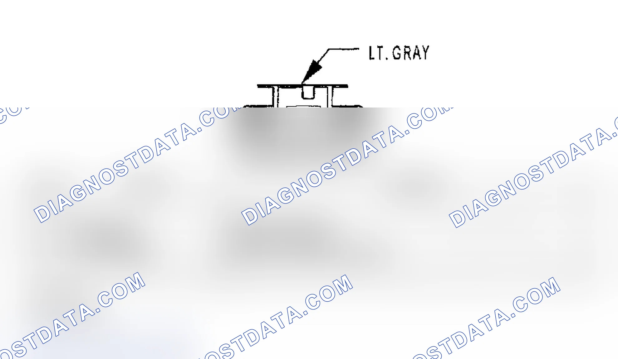 Scheme 781: FUEL TANK MODULE CONNECTOR END VIEW