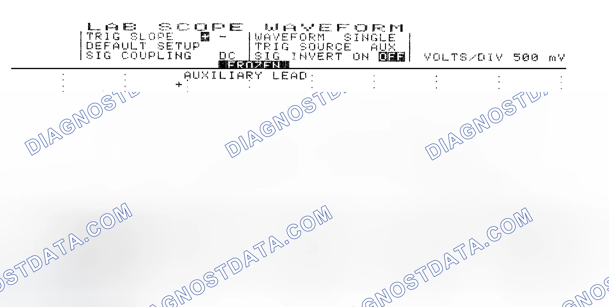 Scheme 14: Single Injector w/Excessive Current Flow - Current Pattern