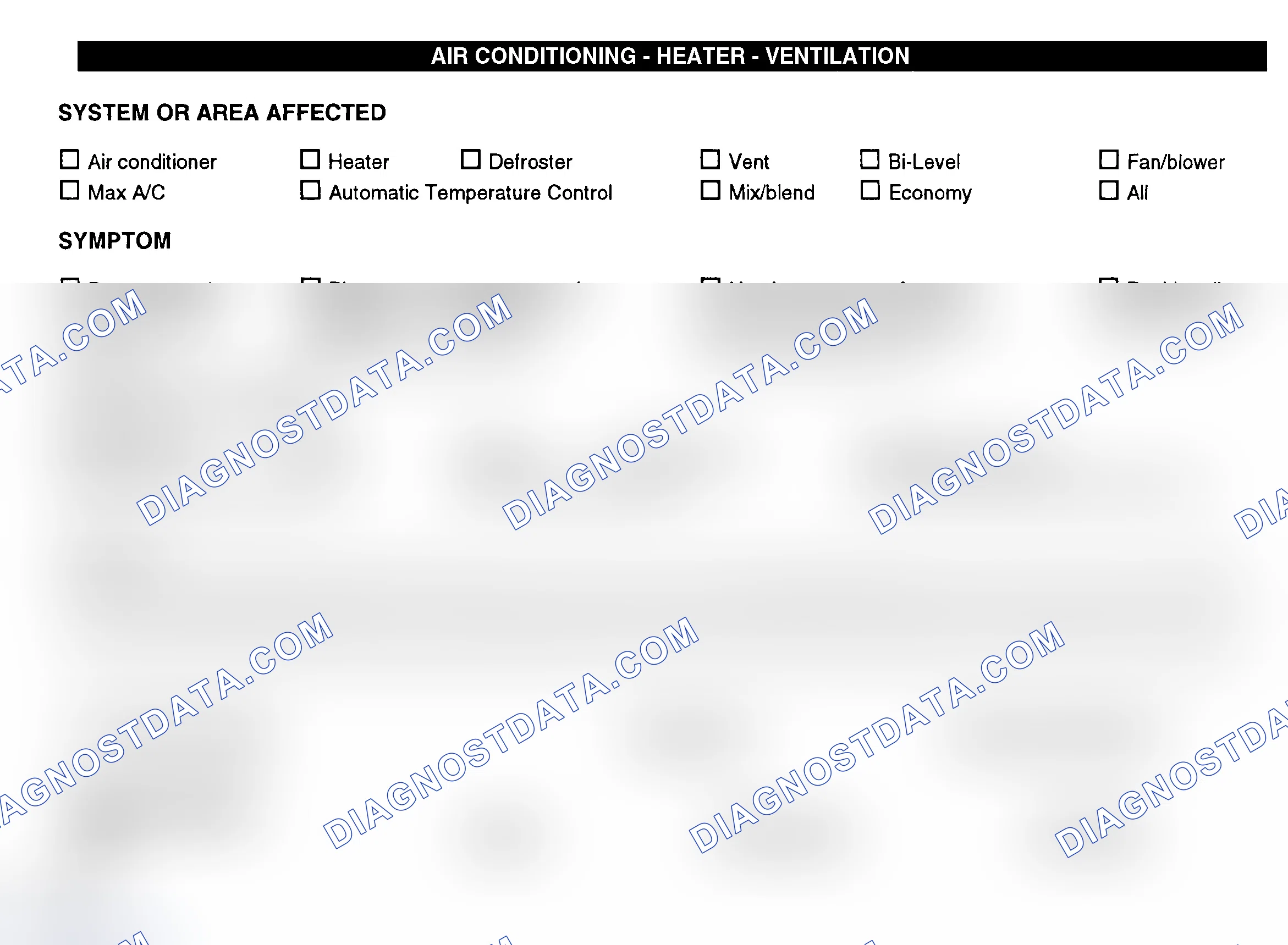 Scheme 8: Air Conditioning, Heater & Ventilation