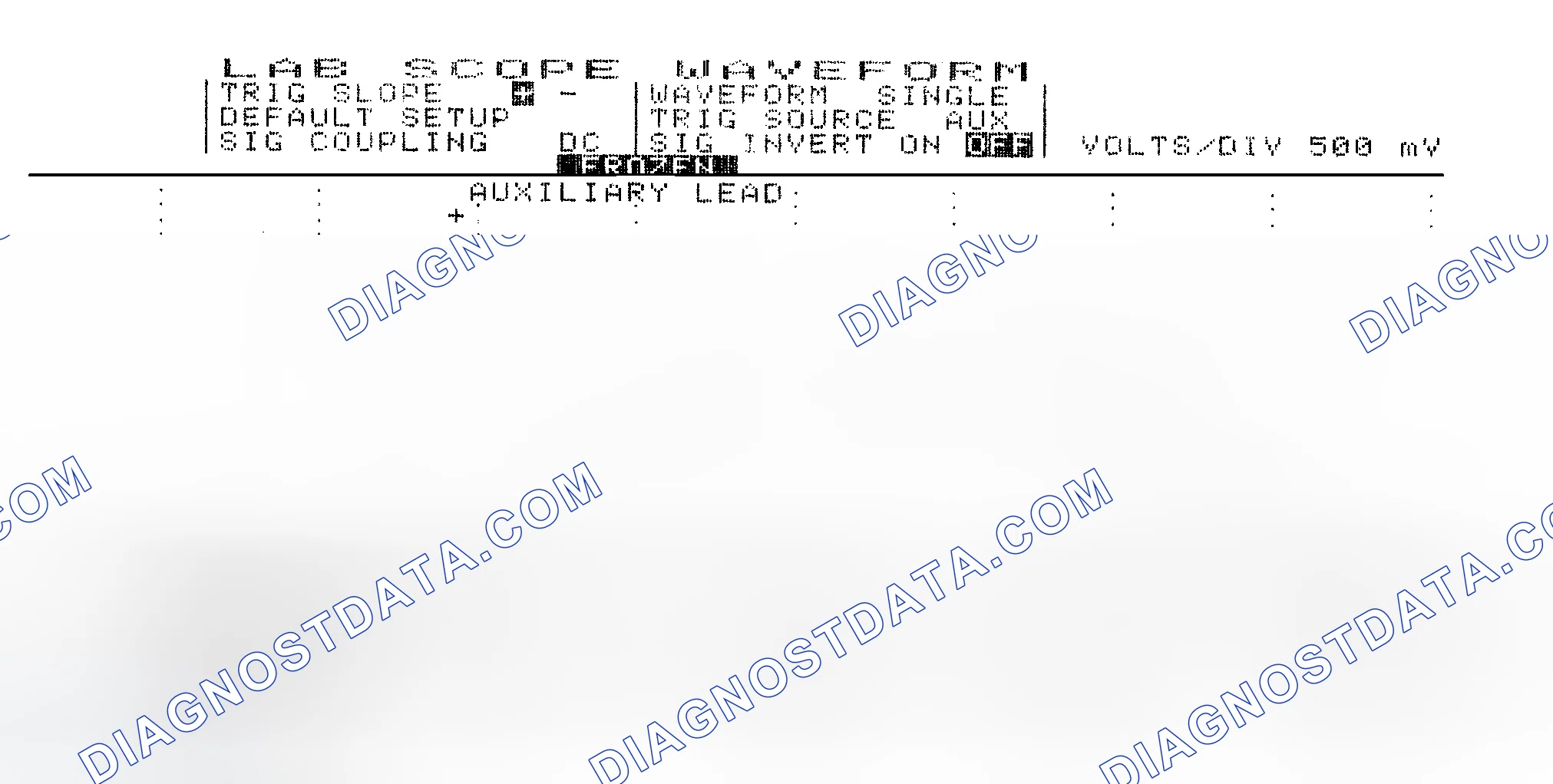 Scheme 14: Single Injector w/Excessive Current Flow - Current Pattern
