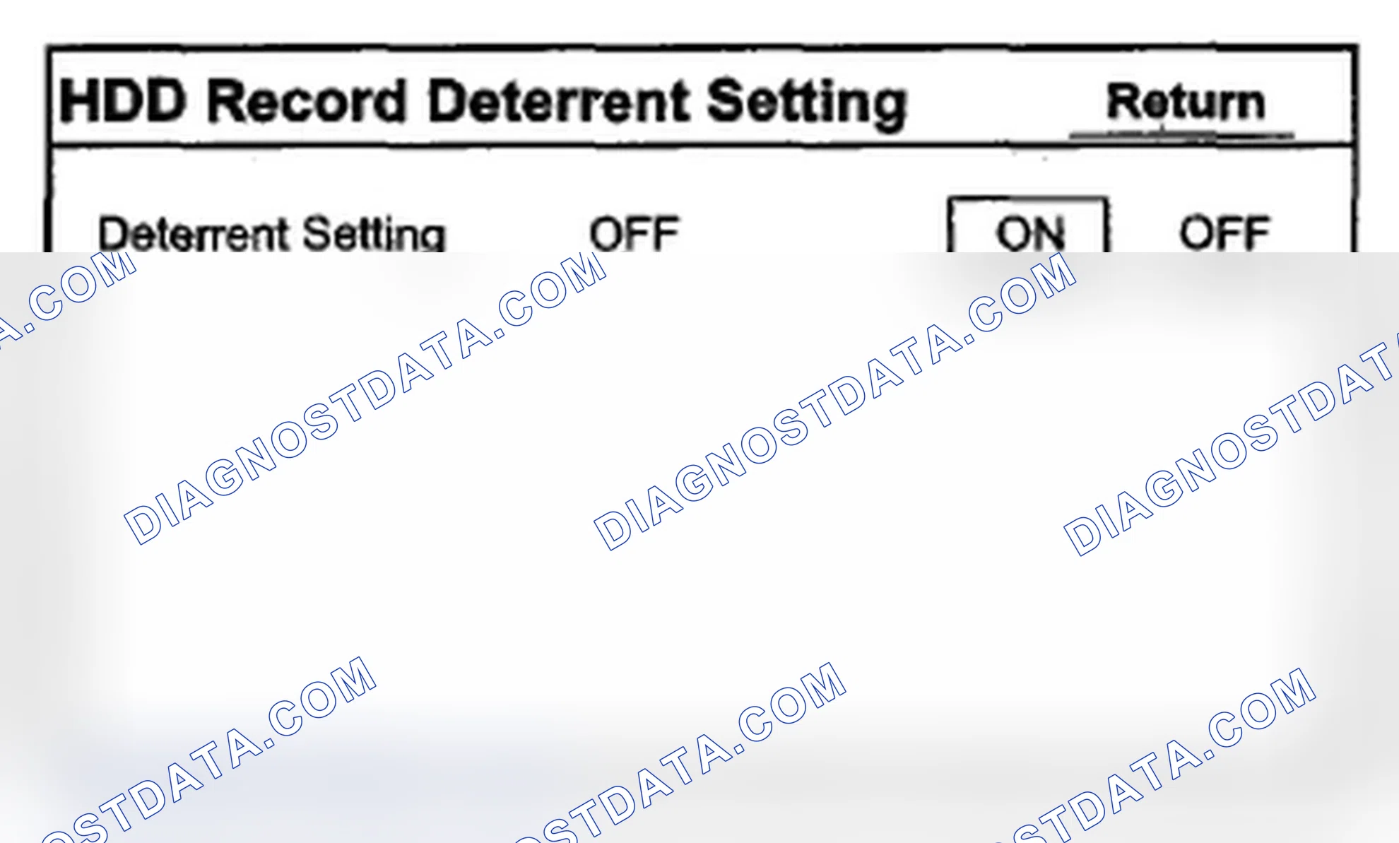 Scheme 425: HDD Rec. Deterrent