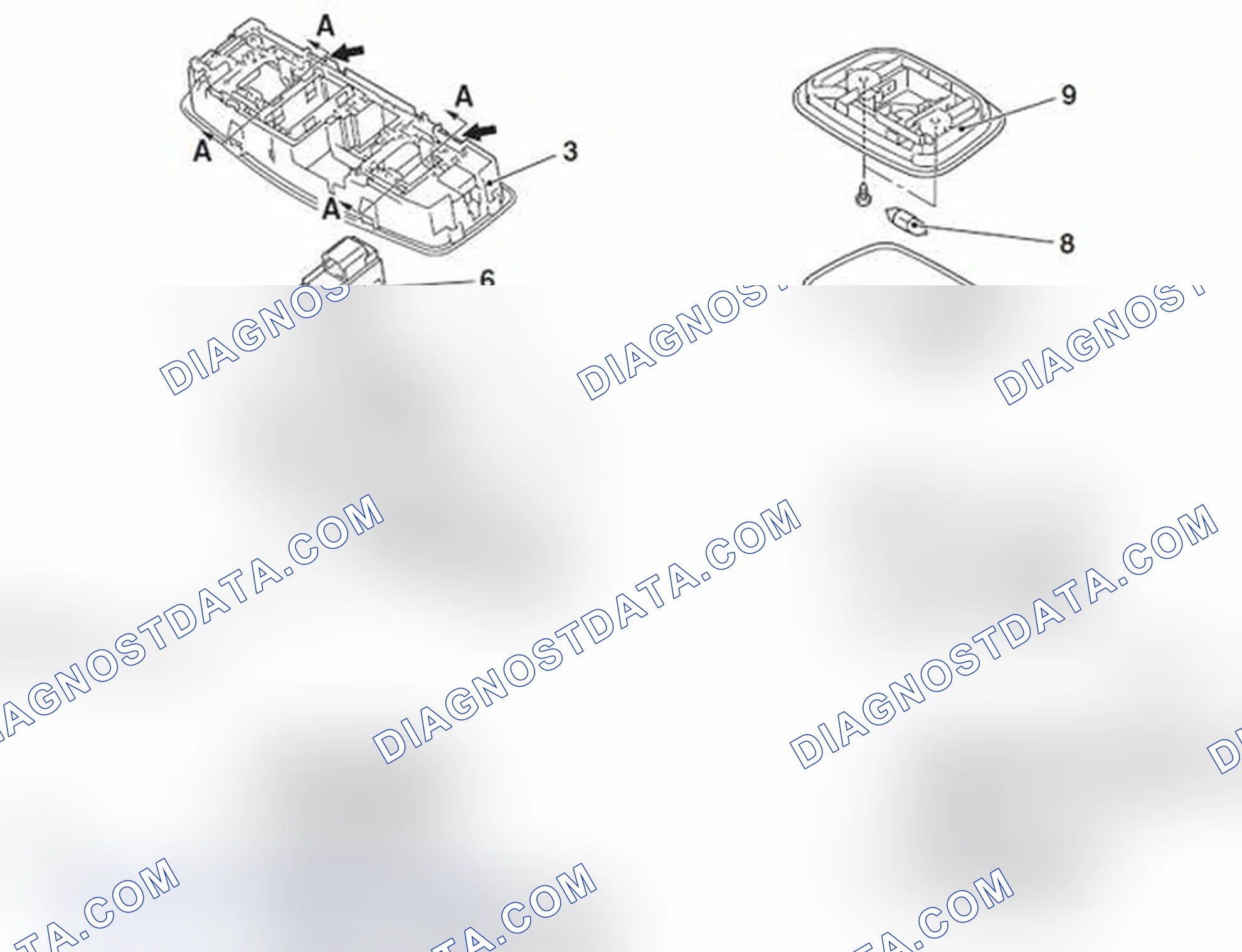 Scheme 21: DOME LIGHT REMOVAL AND INSTALLATION