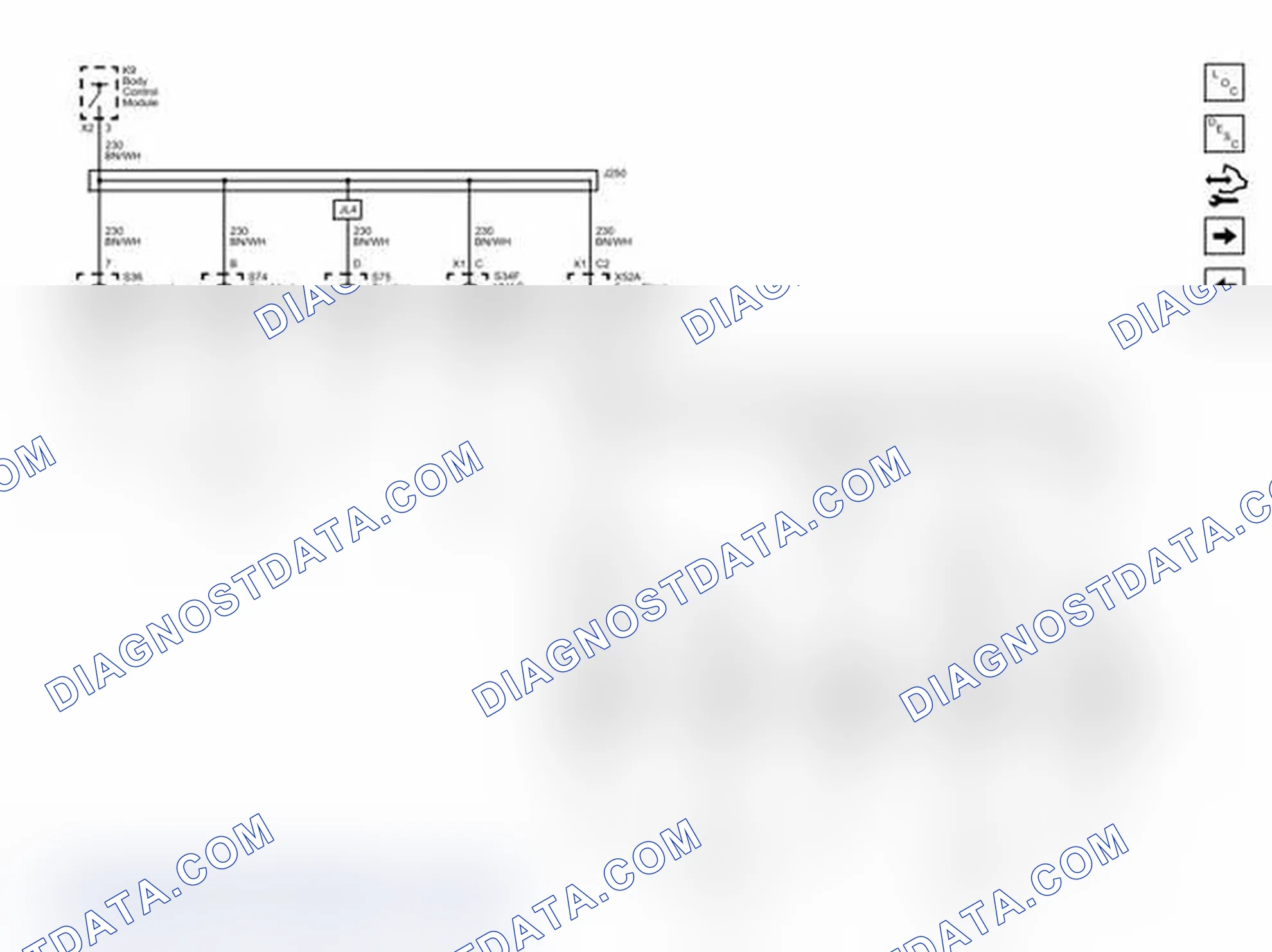 Scheme 12: I/P Bulb Dimming (1 of 2) Wiring Schematics