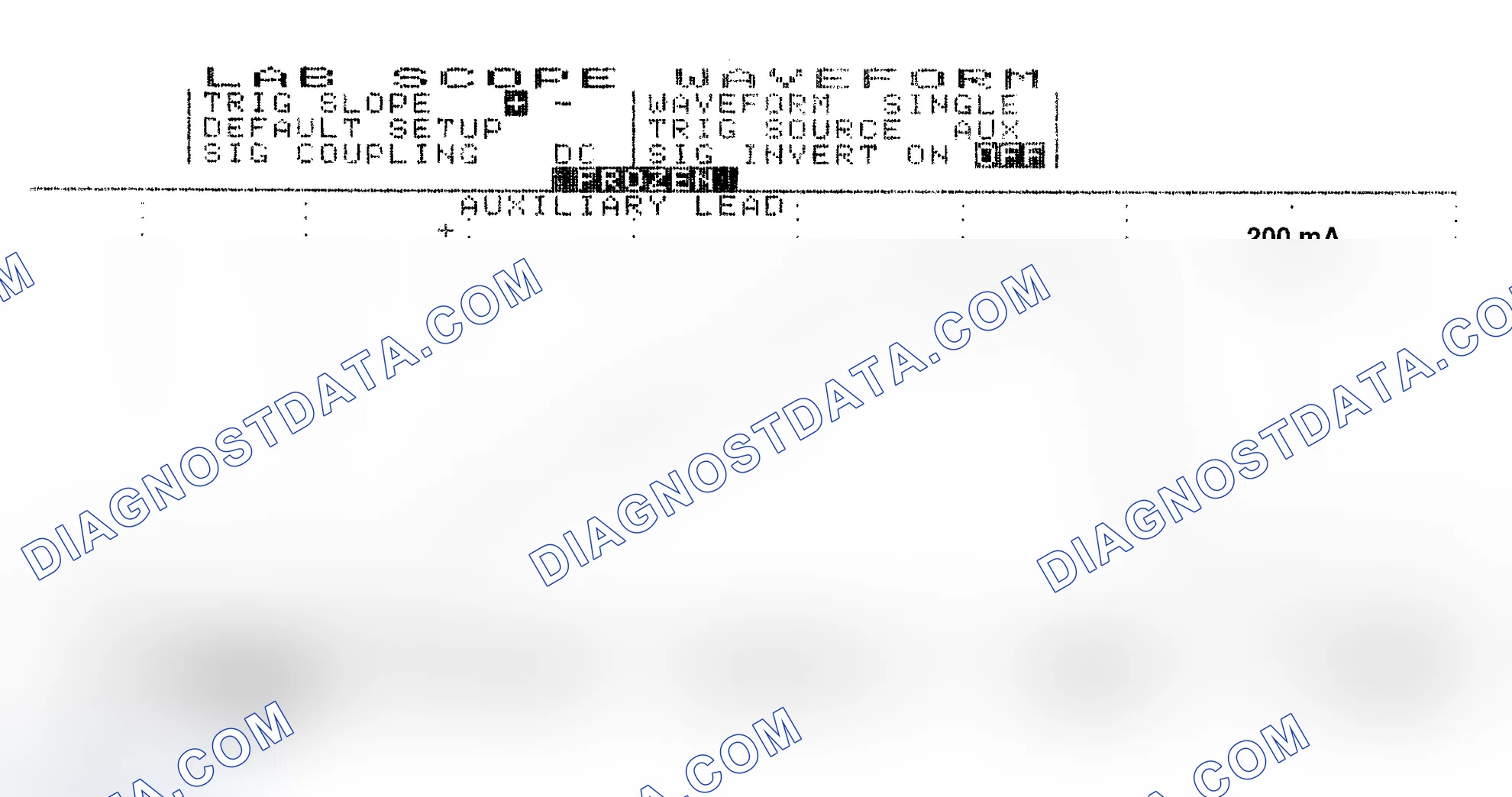 Scheme 13: Single Injector w/Normal Current Flow - Current Pattern