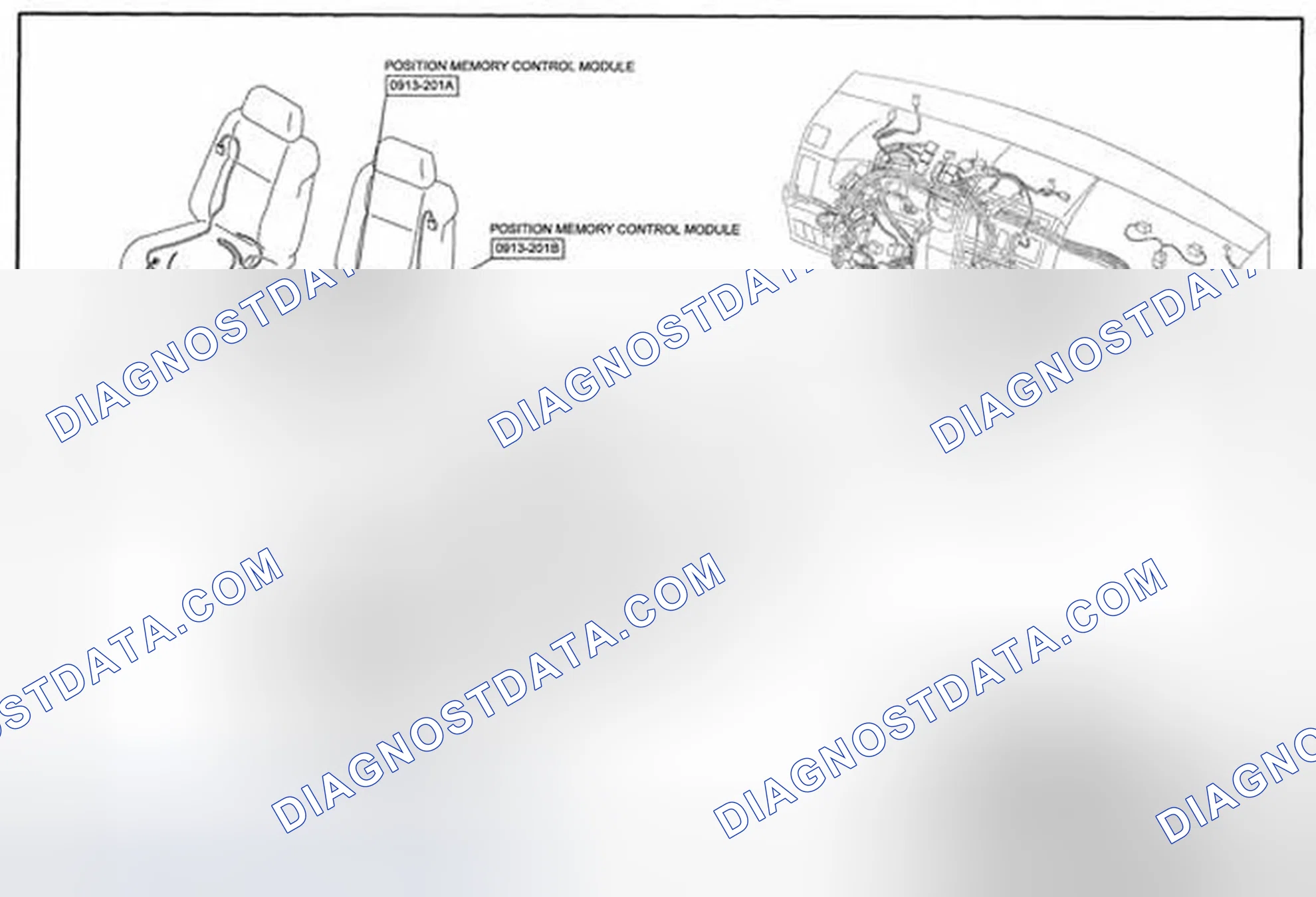 Scheme 189: Memory Power Seat Wiring Diagram - 0913-2b (2 Of 2)