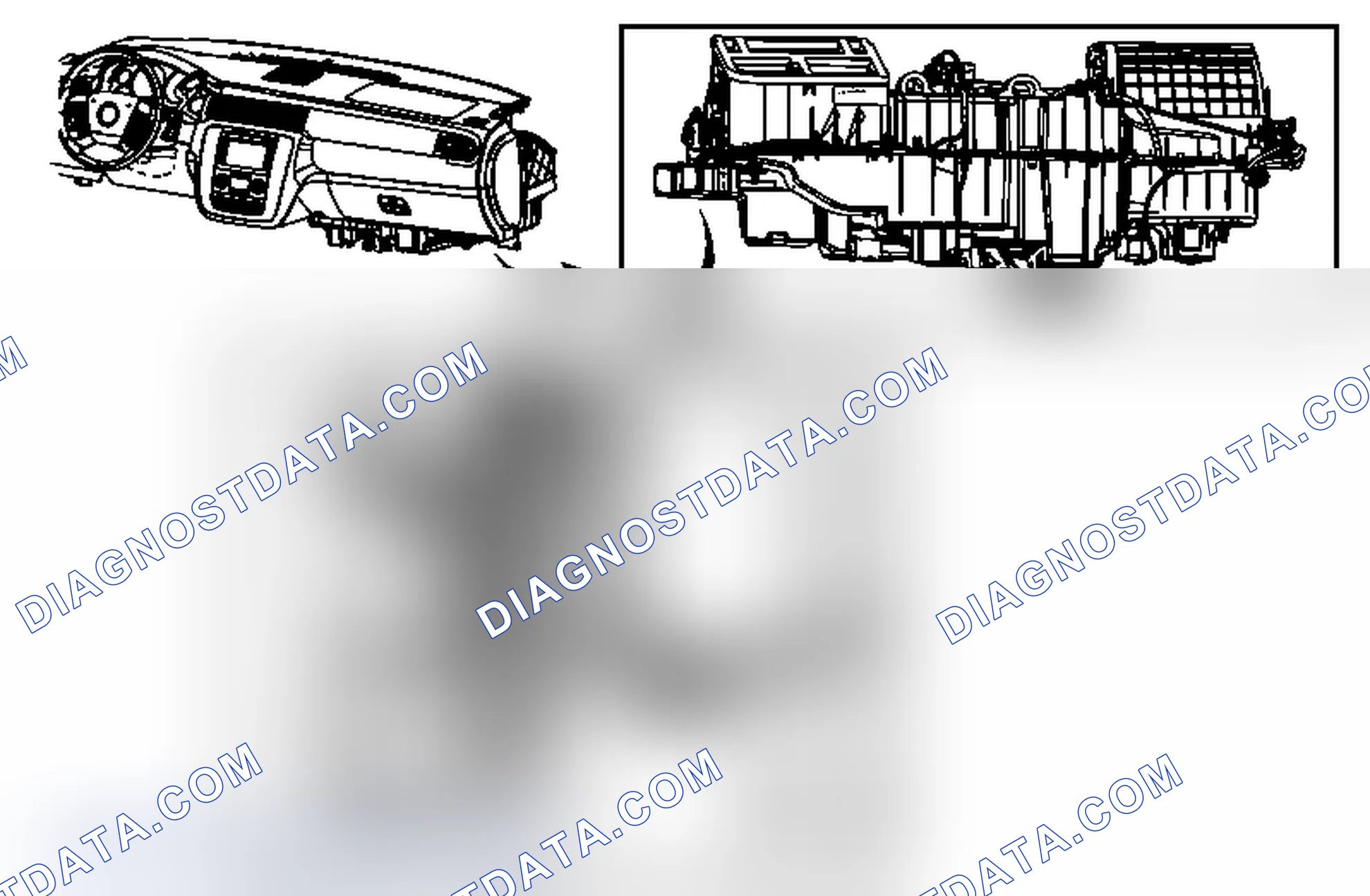 Scheme 83: Duct Air Temperature Sensor Replacement - Lower Left Side