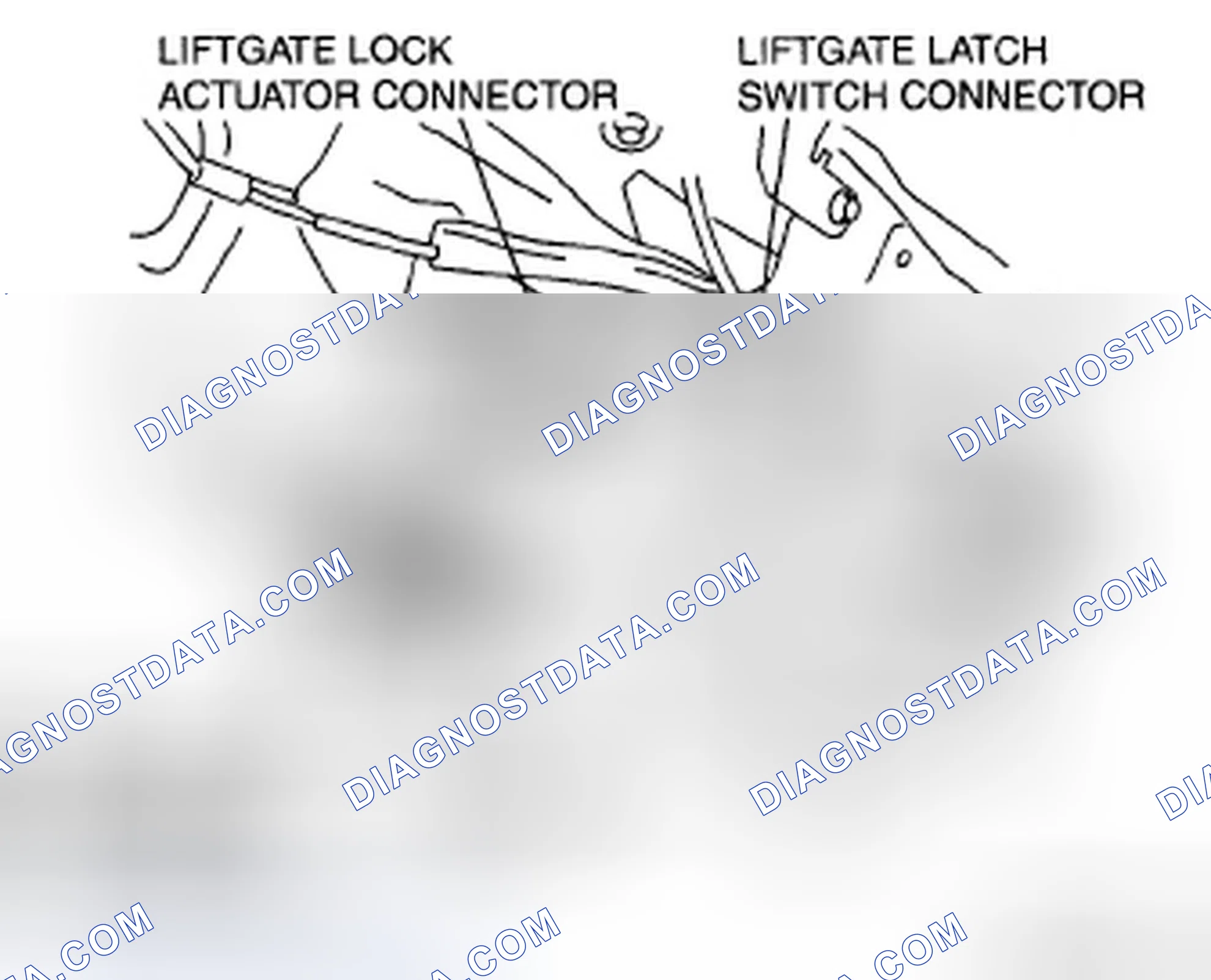 Scheme 41: LIFTGATE LATCH AND LOCK ACTUATOR REMOVAL/INSTALLATION