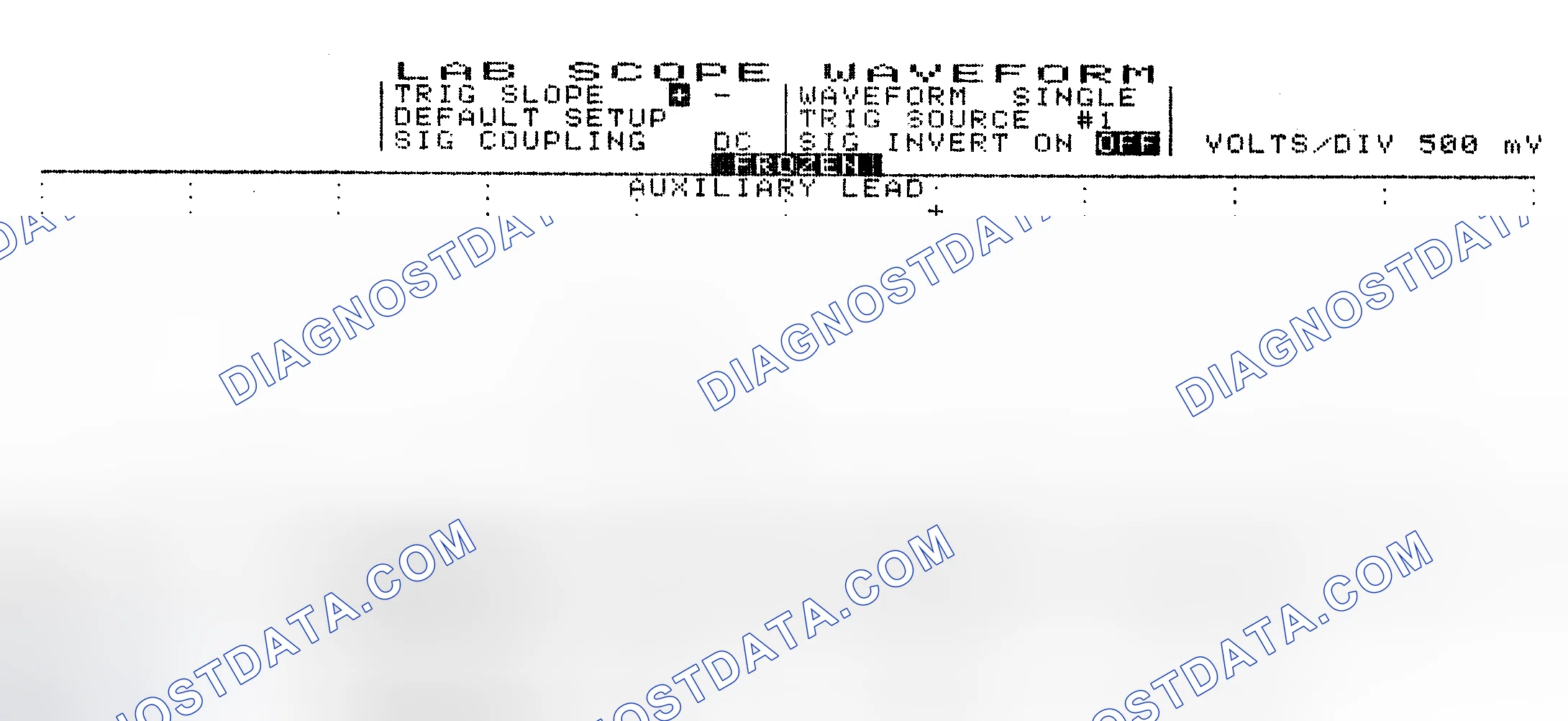 Scheme 10: Single Injector w/Excessive Current Flow - Current Pattern